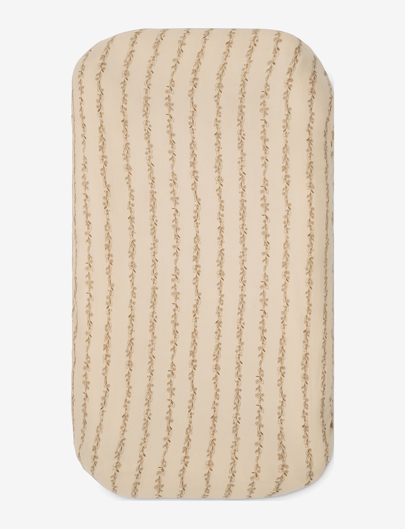That's Mine Baby Nest Sheet Leaves Stripe - Brown - 23X 17CM