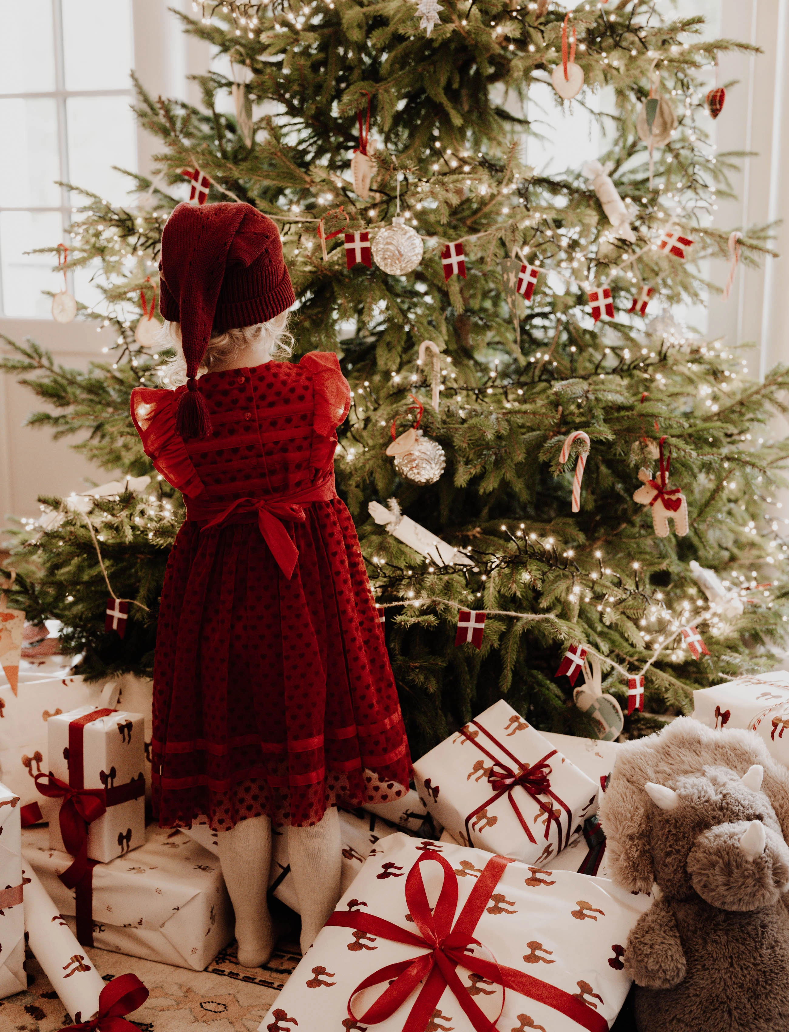 That's Mine - Noel christmas hat - red pear melange - 2