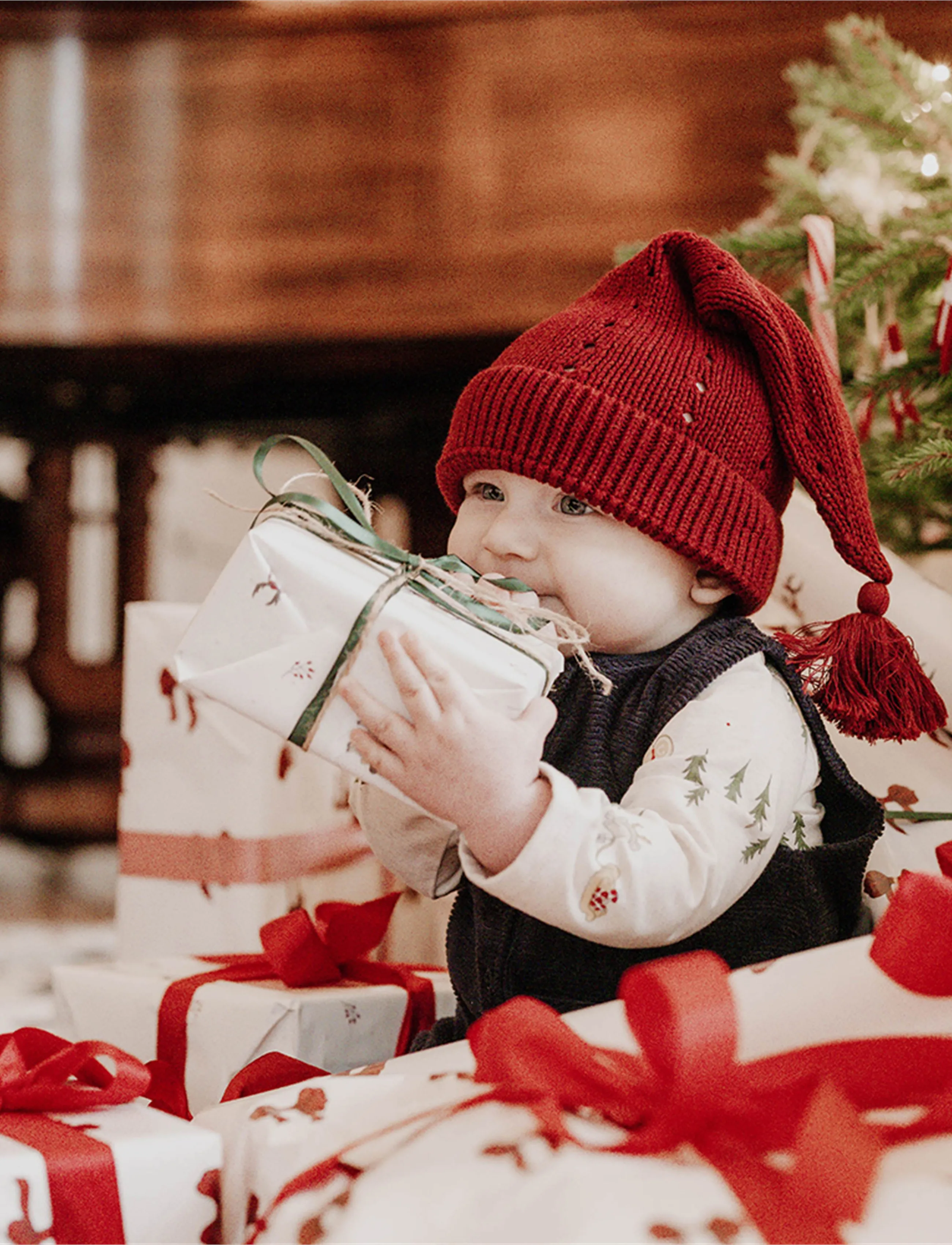 That's Mine - Noel christmas hat - beanies - red pear melange - 0