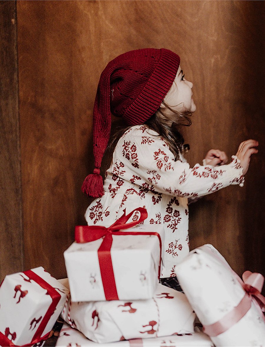 That's Mine - Noel christmas hat - beanies - red pear melange - 4
