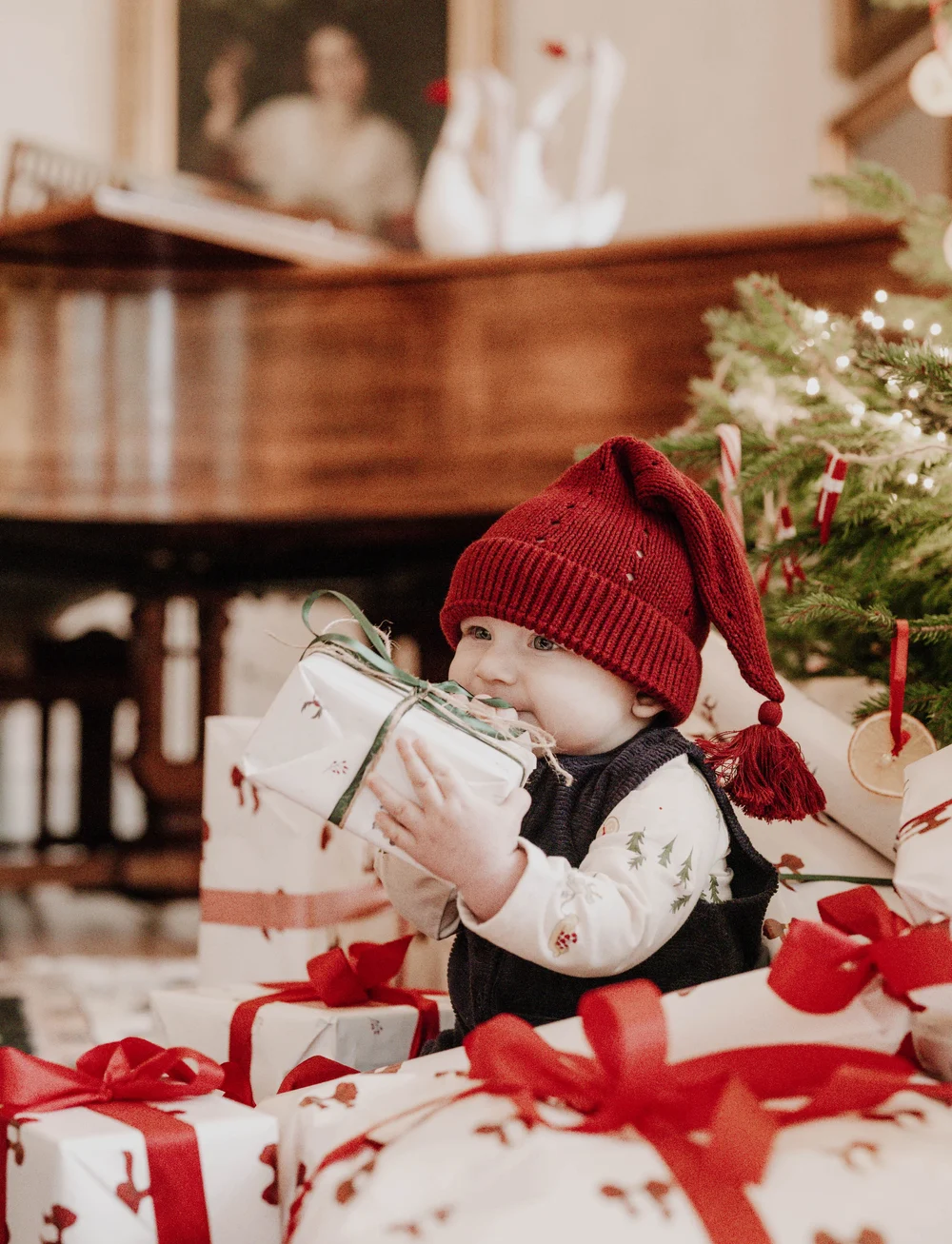 That's Mine - Noël Christmas hat - beanies - red pear melange - 0