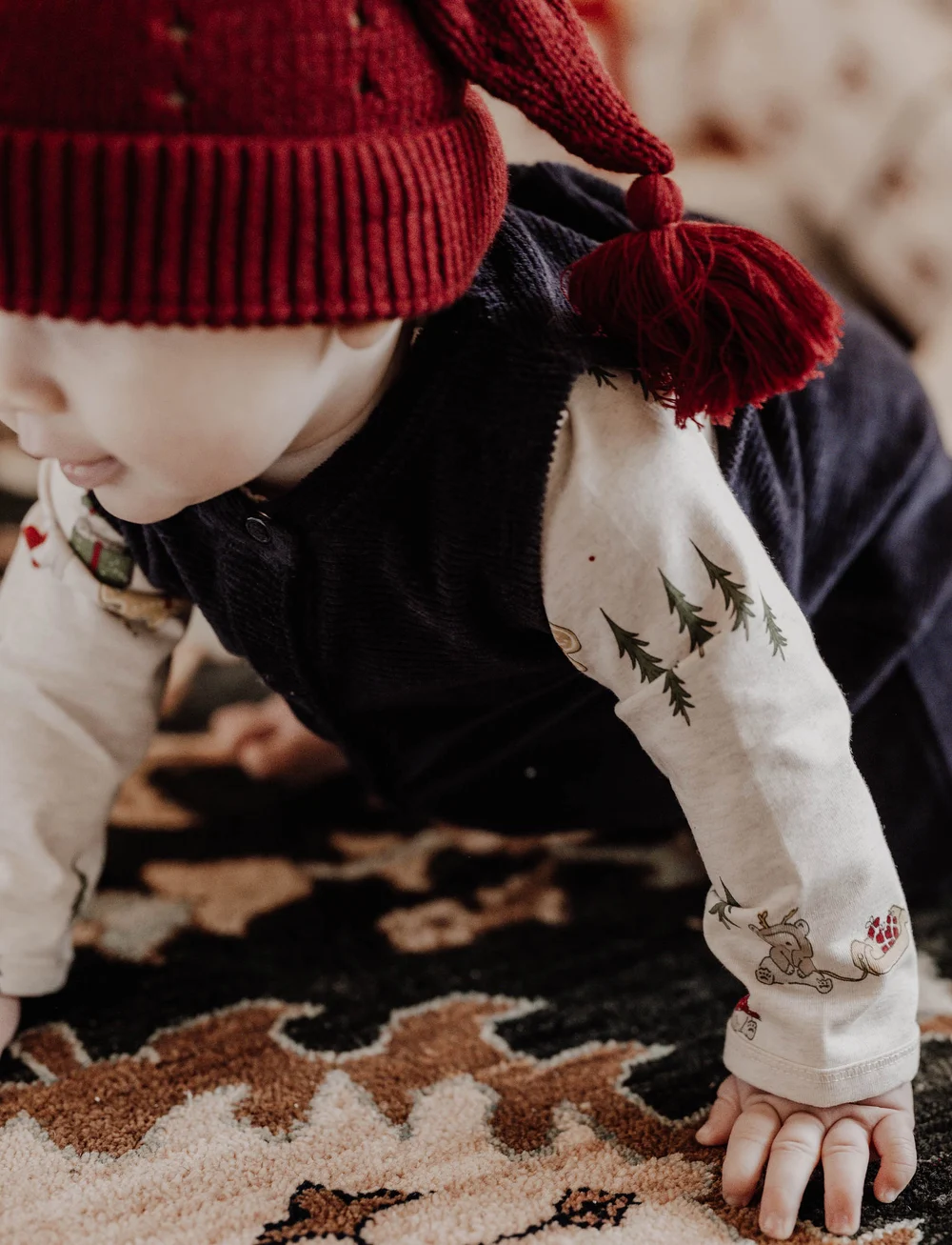 That's Mine - Noël Christmas hat - beanies - red pear melange - 3