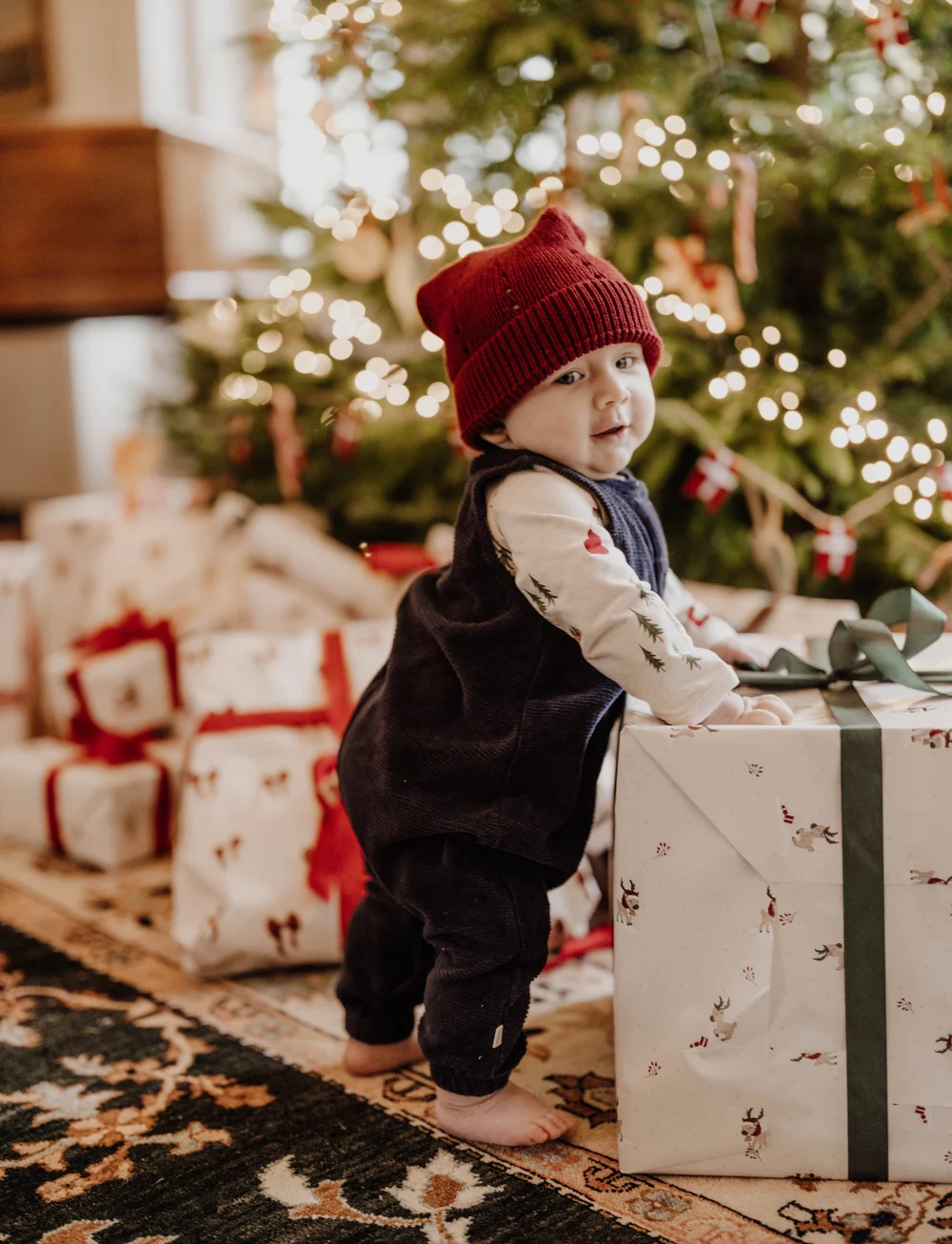 That's Mine - Noël Christmas hat - beanies - red pear melange - 4