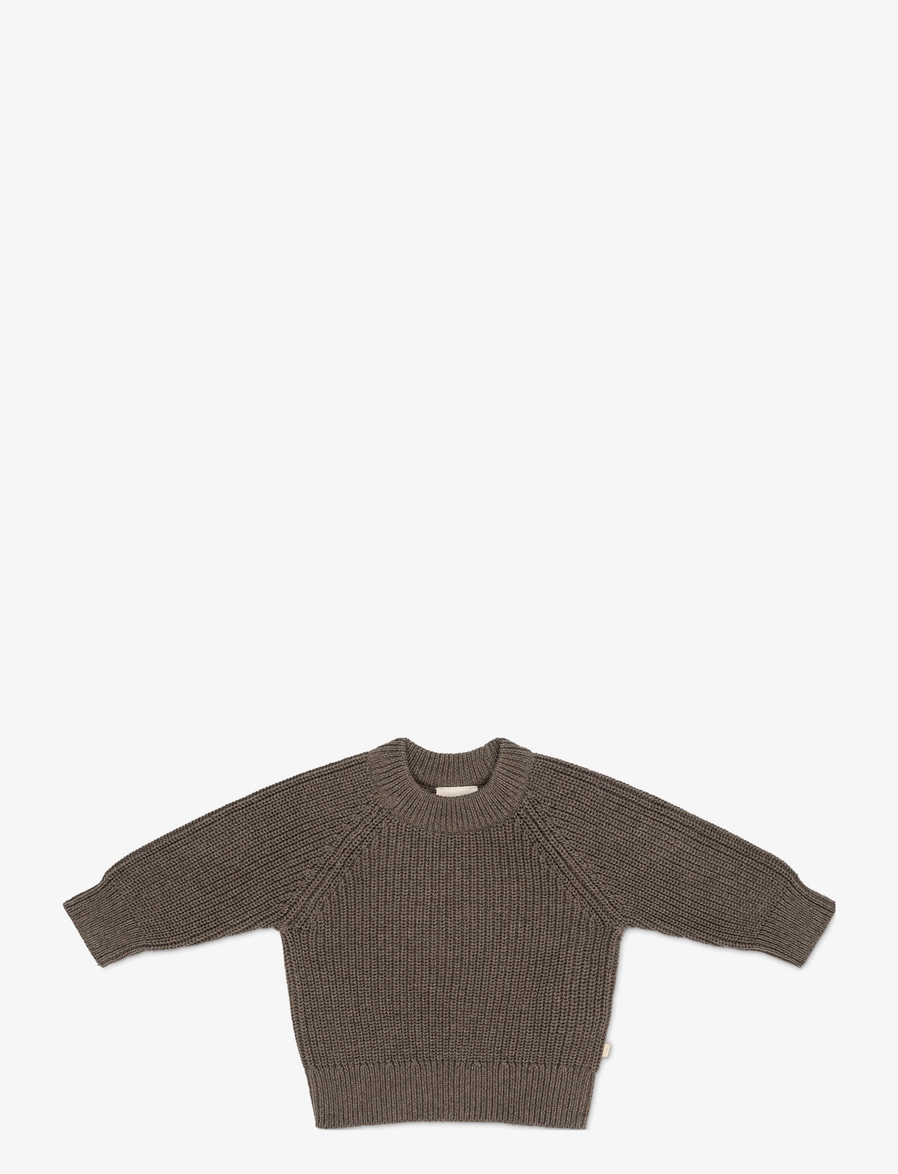 That's Mine Flo Sweater - Trøjer - EARTH BROWN MELANGE / grey