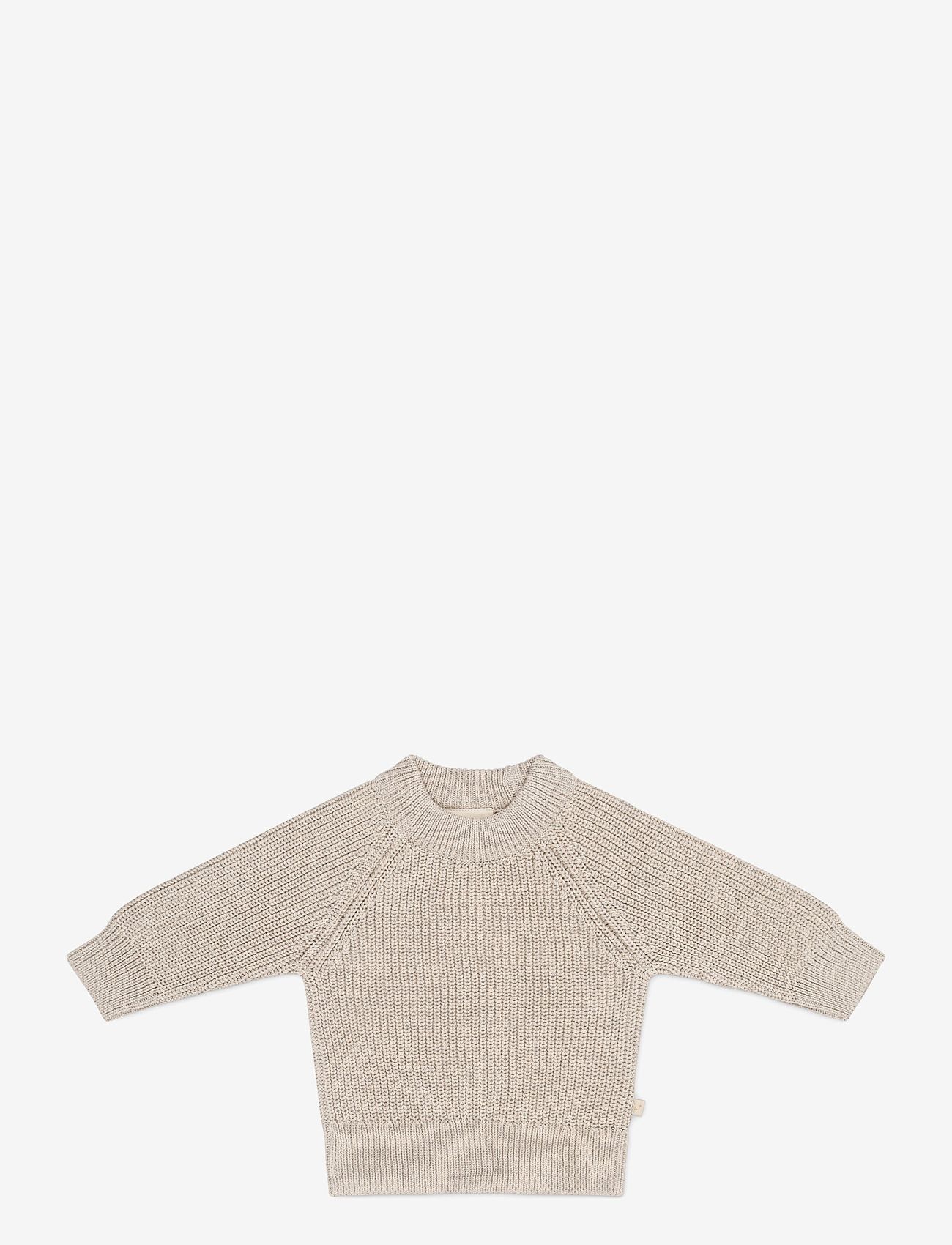 That's Mine - Flo Sweater - efterårstøj - oatmeal melange - 0