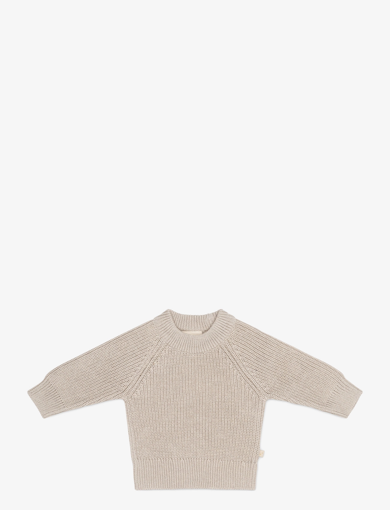 That's Mine Flo Sweater - Trøjer - OATMEAL MELANGE / purple