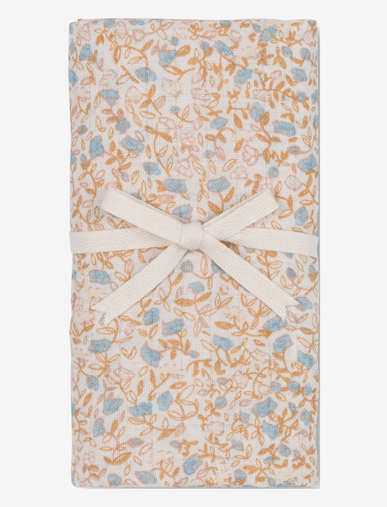 That's Mine - Muslin swaddle mini flower blue - mini flower blue - 0
