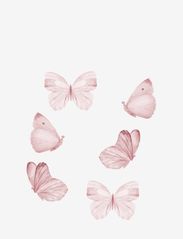 Wall Sticker Butterfly set of 6 rose - ROSE