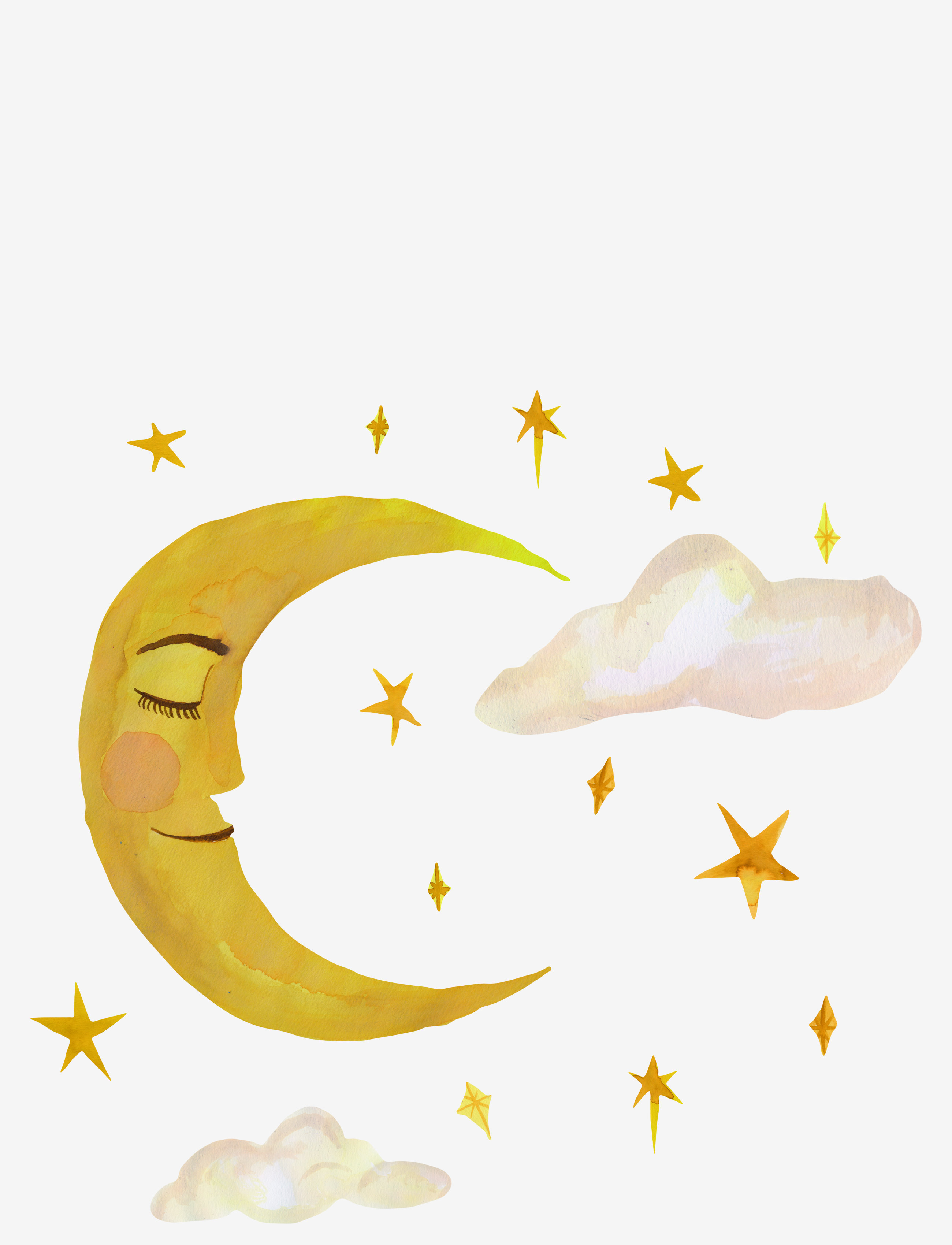 That's Mine Moon, Natur, Gul, Str: ONE SIZE