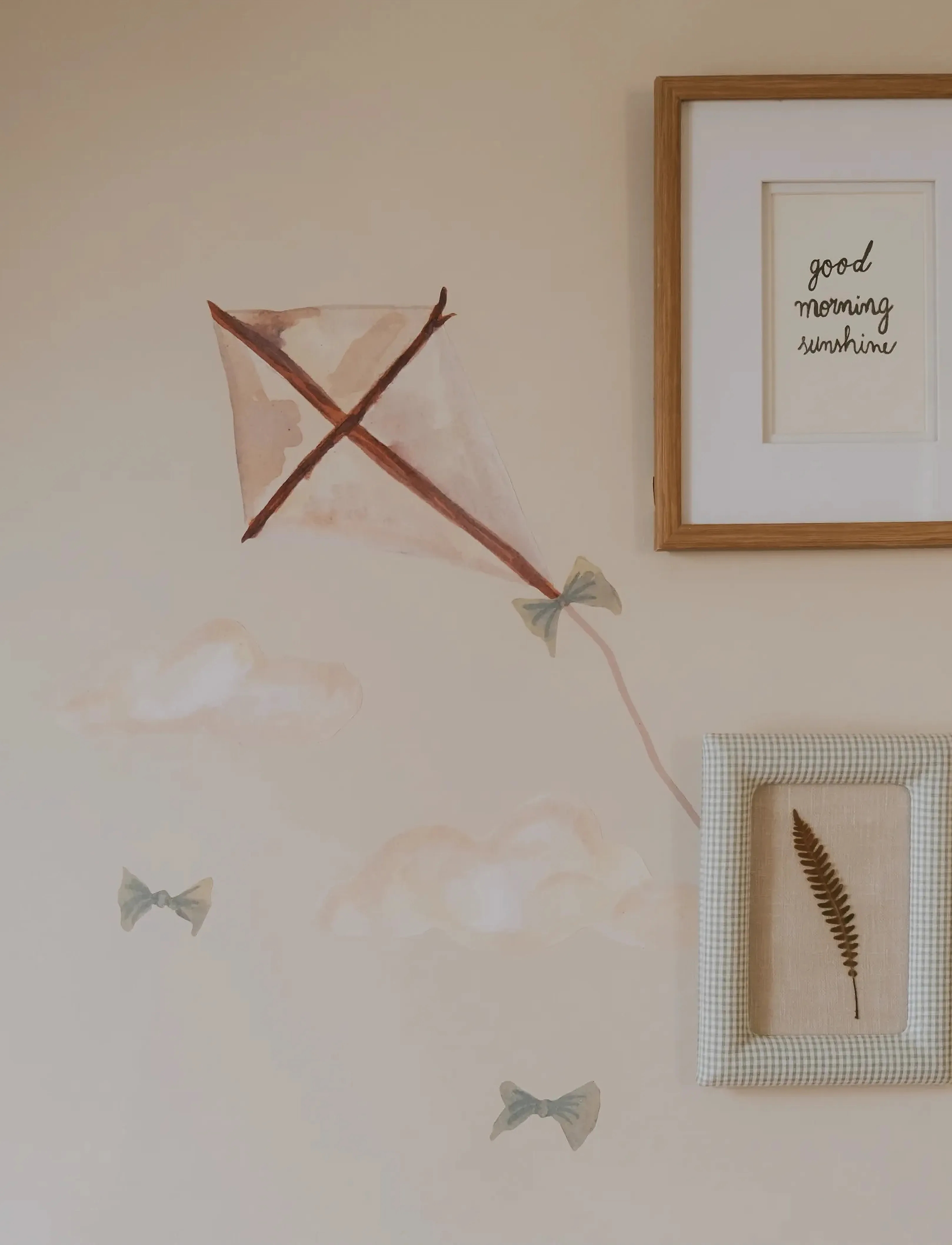 That's Mine Kite Beige Small, One Size, Wall Stickers, - Vehicles, Kinder
