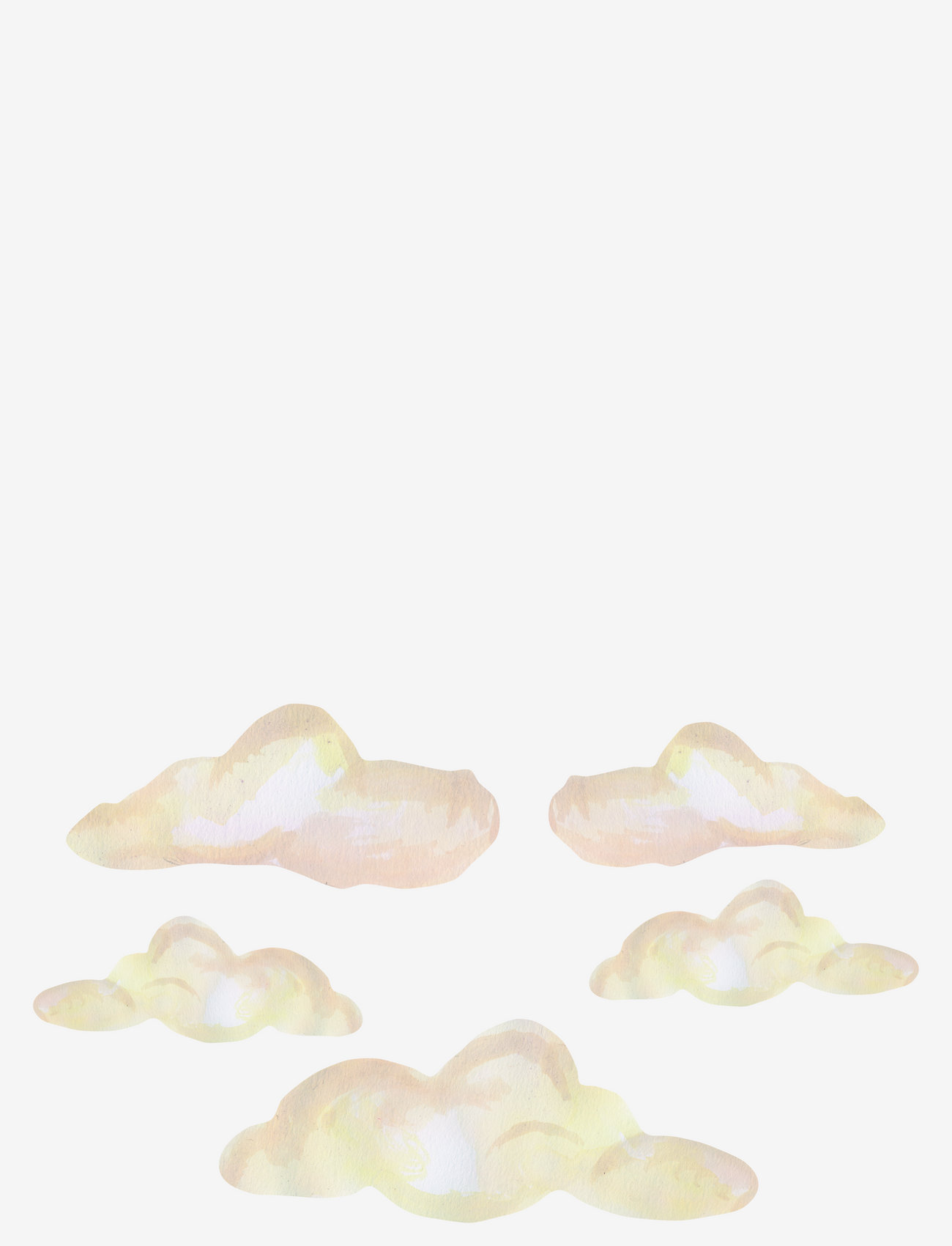That's Mine - Wall sticker Clouds 5 pcs. - alhaisimmat hinnat - multicolor - 0