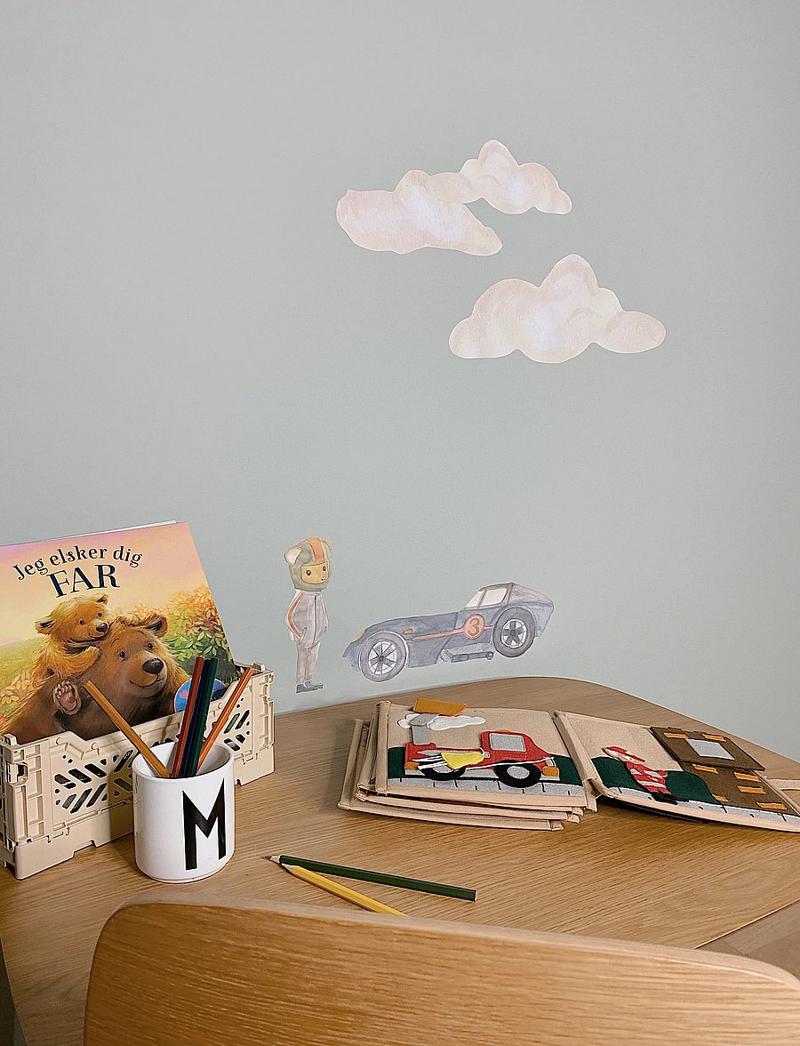 That's Mine - Wall sticker Clouds 5 pcs. - madalaimad hinnad - multicolor - 1