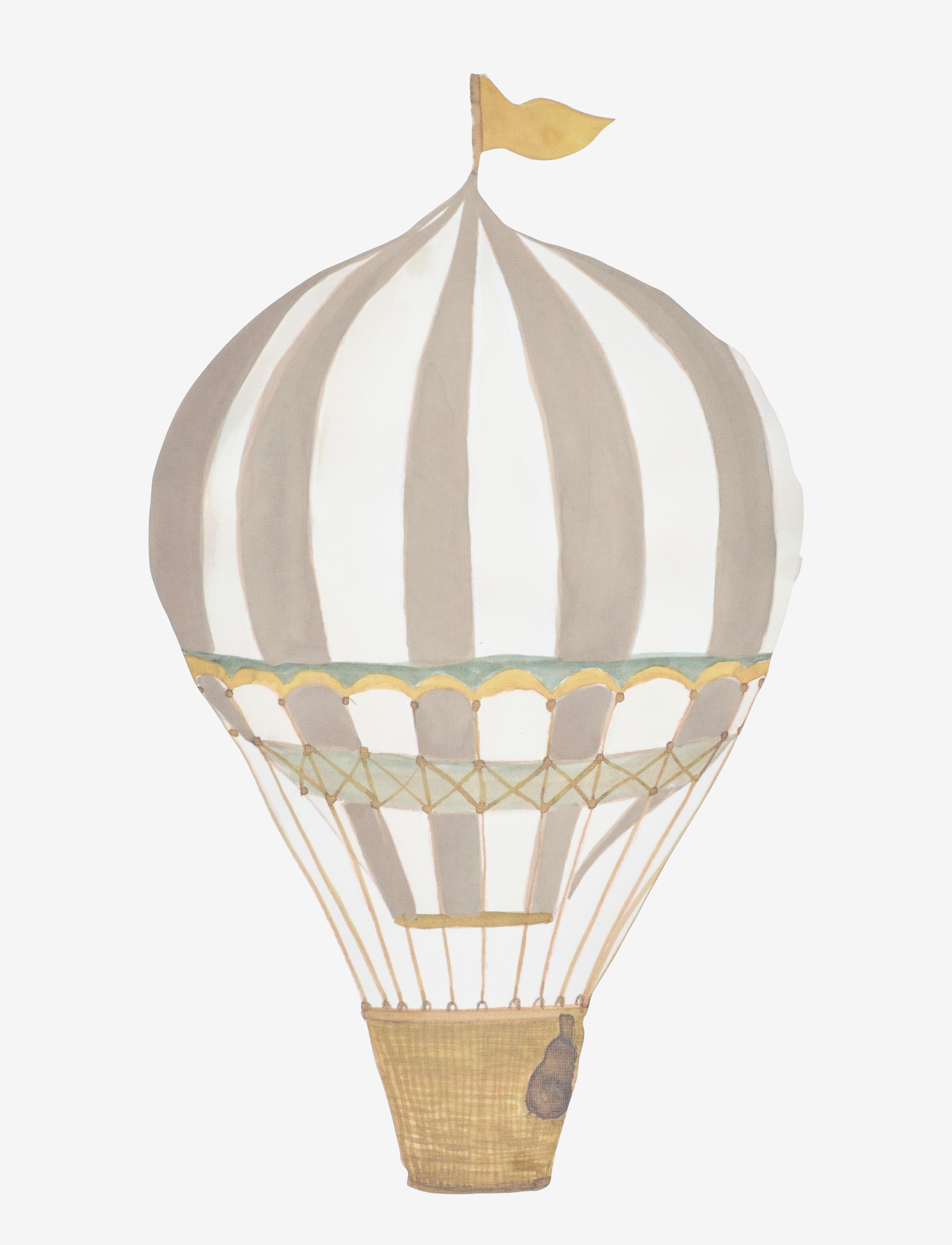 Retro air balloon large brown - BROWN