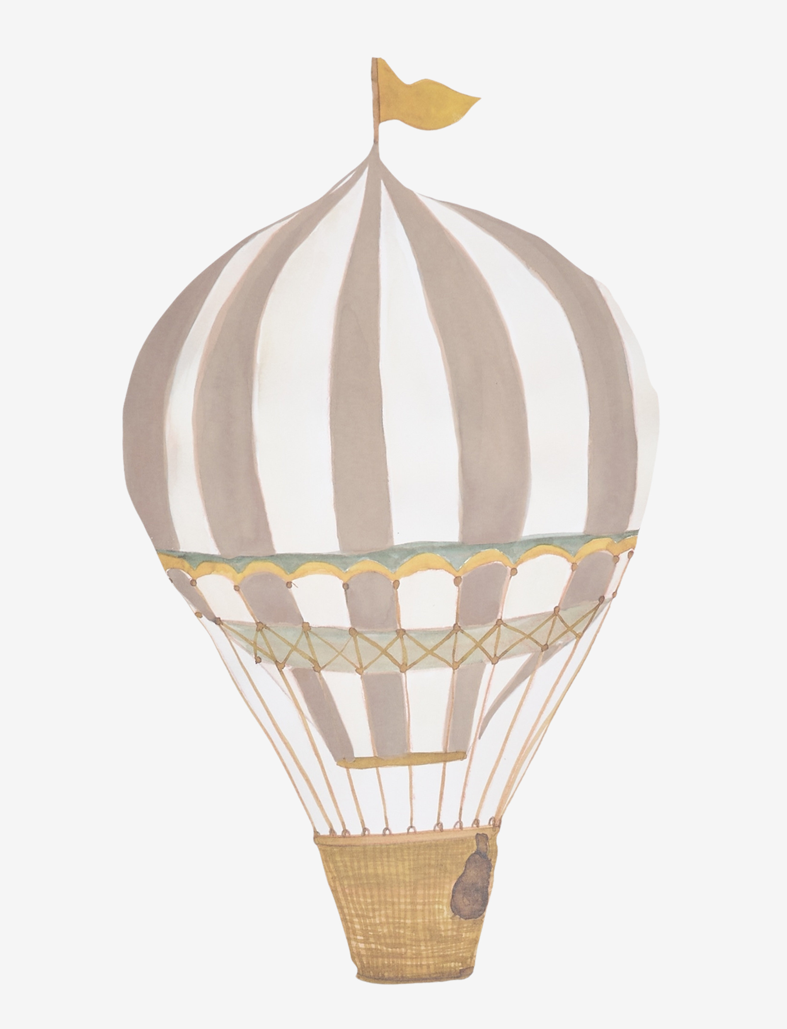 THAT'S MINE Retro Air Balloon Klein Braun Braun - 18.5X 32.5CM - Kinder