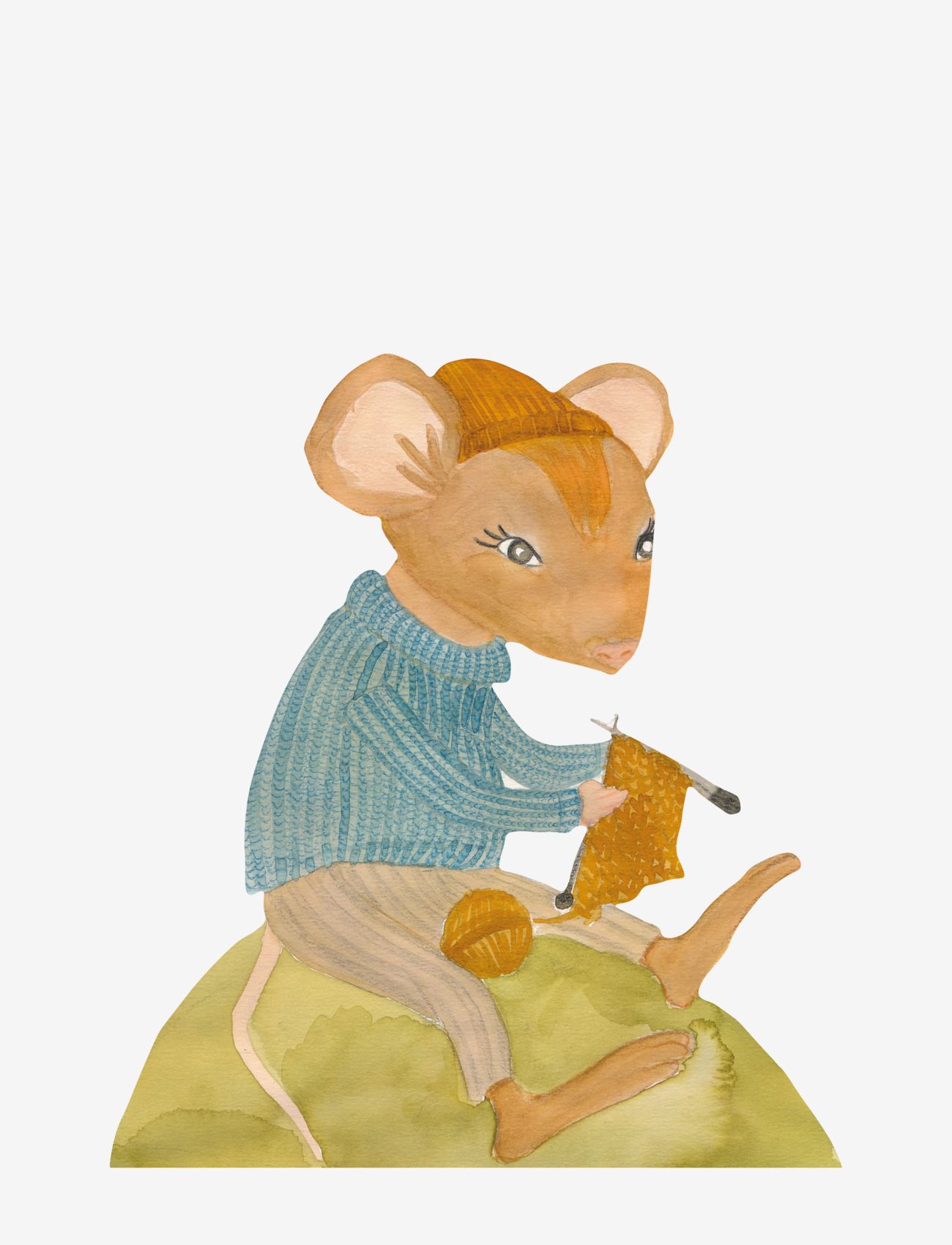 Ella the knitter - BROWN