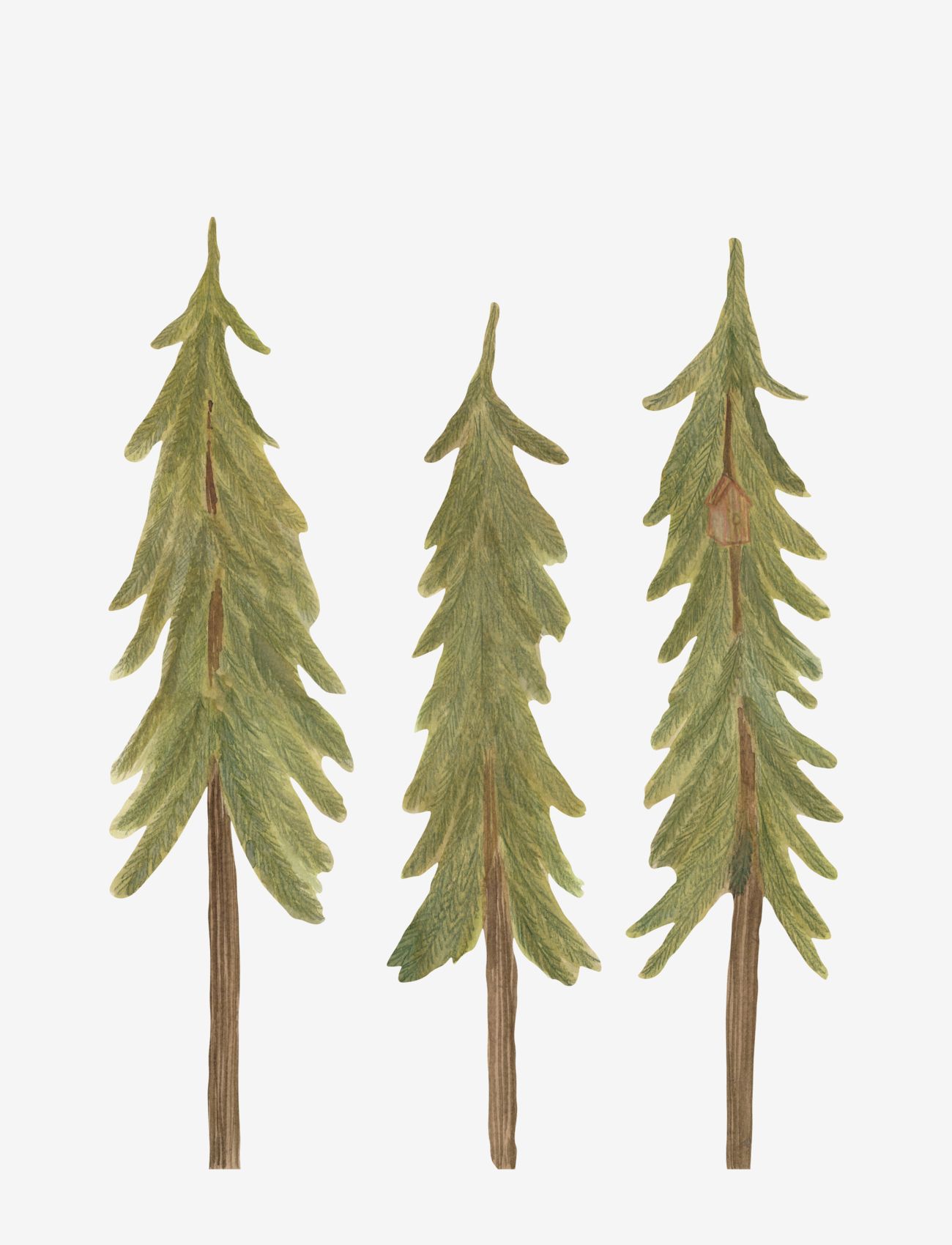 That's Mine - Pinetrees small - wall stickers - green - 0