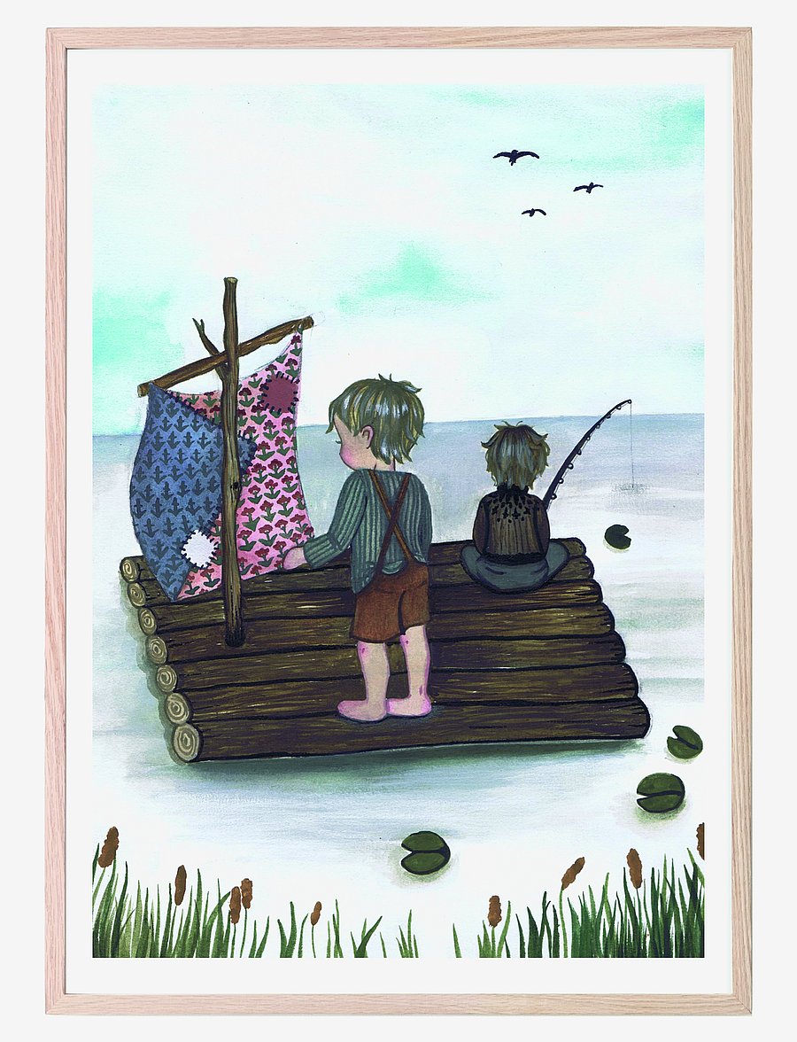 That's Mine - Poster Raft fishing 50x70 - sõprus - multicolor - 0