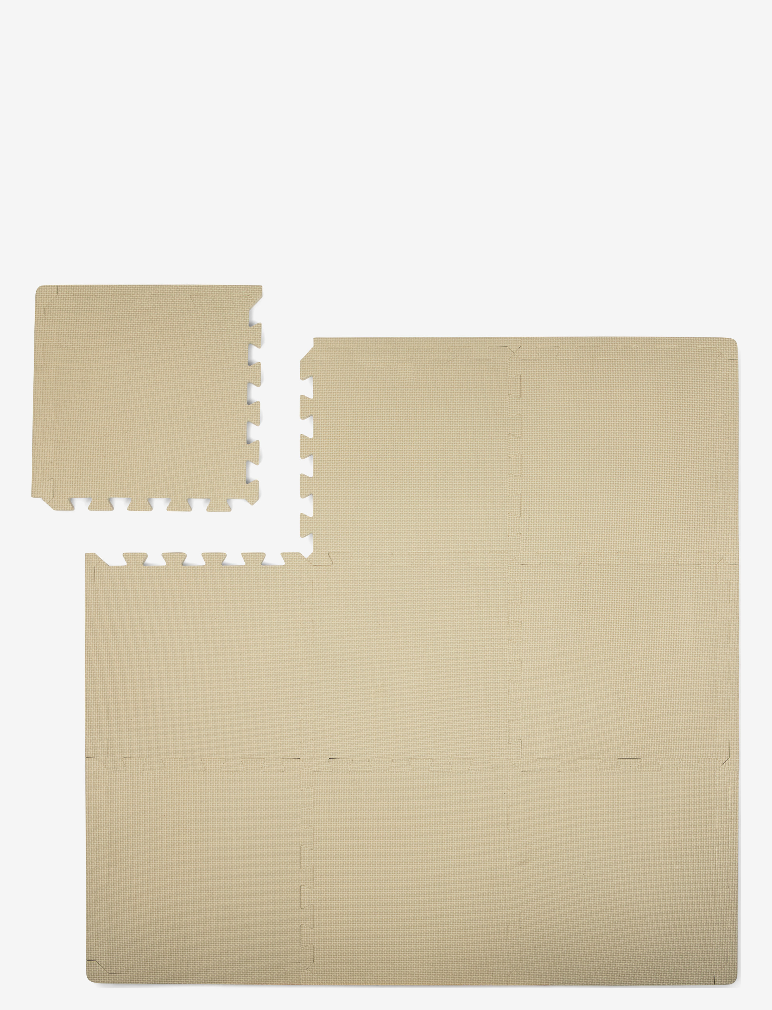 That's Mine Foam play mat square - Mängumatid - LIGHT GREY / beige