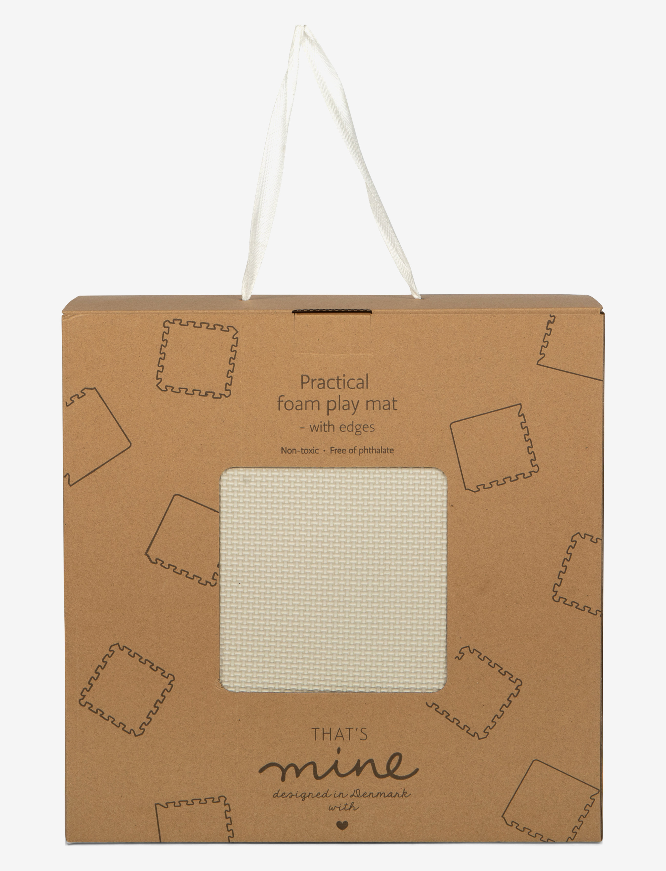 That's Mine - Foam play mat square - leikkialustat - light grey - 1