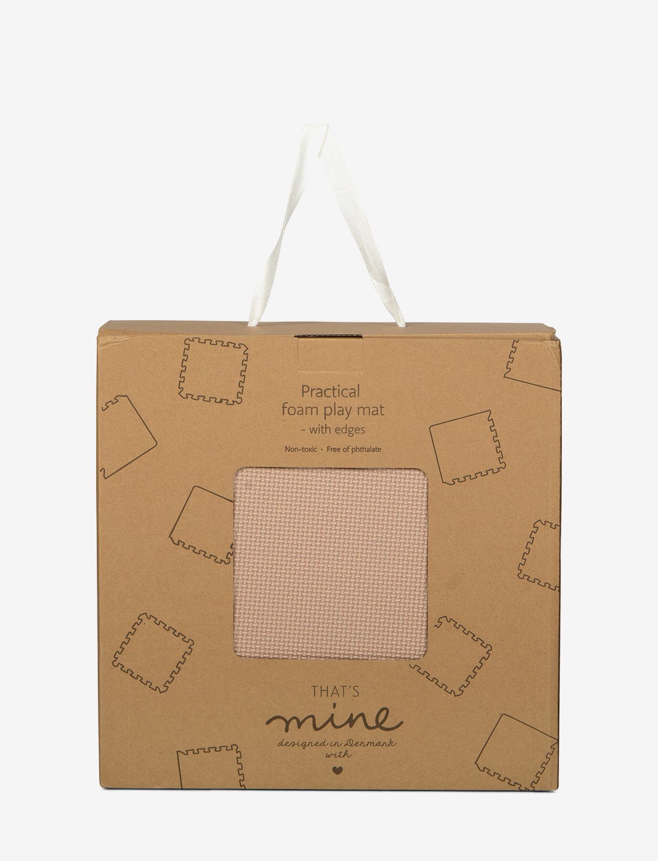 That's Mine - Foam play mat square - lekmattor - light brown - 2