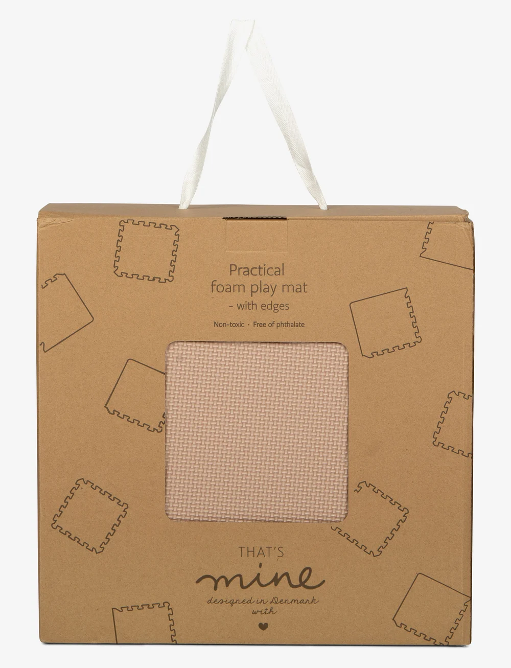 That's Mine - Foam play mat square - legemåtter - light brown - 2