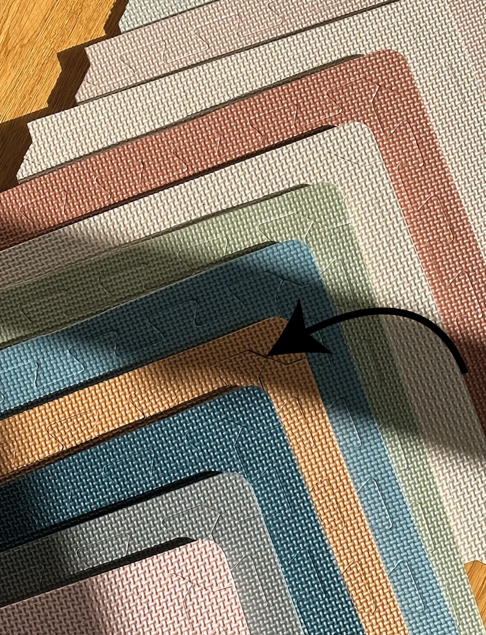 That's Mine - Foam play mat square - legemåtter - light brown - 0