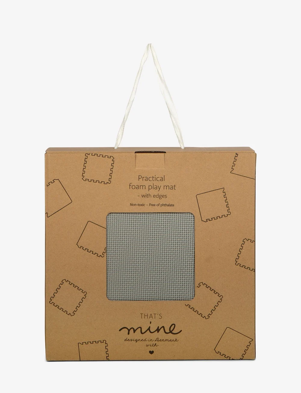 That's Mine - Foam play mat square - lekmattor - grey - 1