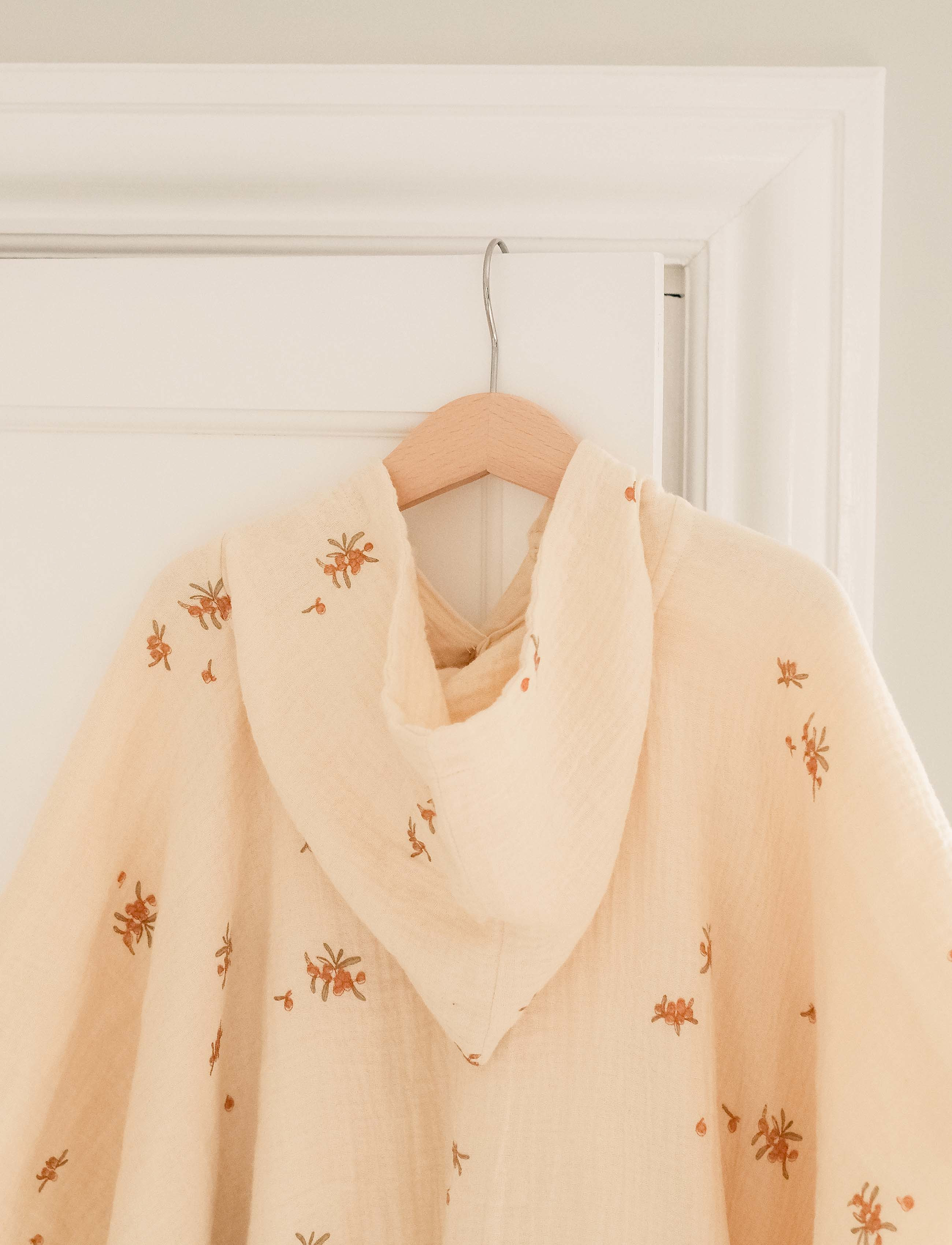 That's Mine Poncho Small Havtorn, 60X 60 cm, Bath Time, Creme - Poncho, Kinder