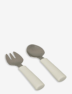 Spoon & fork set Feather grey, That's Mine