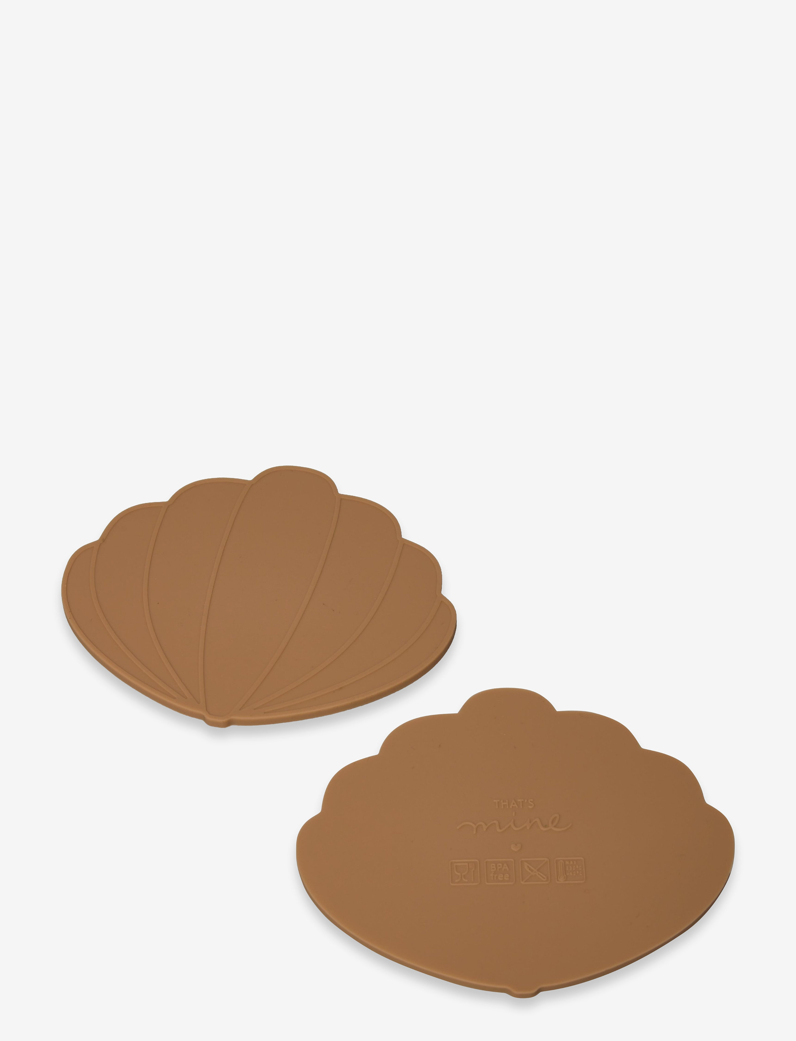 That's Mine Placemat Cup 2-Pack Earth Brown, 10X 12 cm, Meal Time, Braun - Placemats & Coasters, Kinder