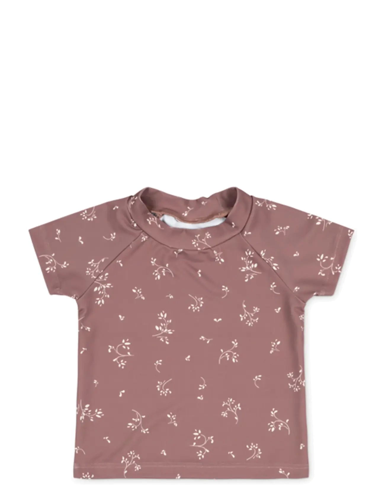 That's Mine Sasha swim t-shirt - Made With Care - SECRET GARDEN COCOA / brown