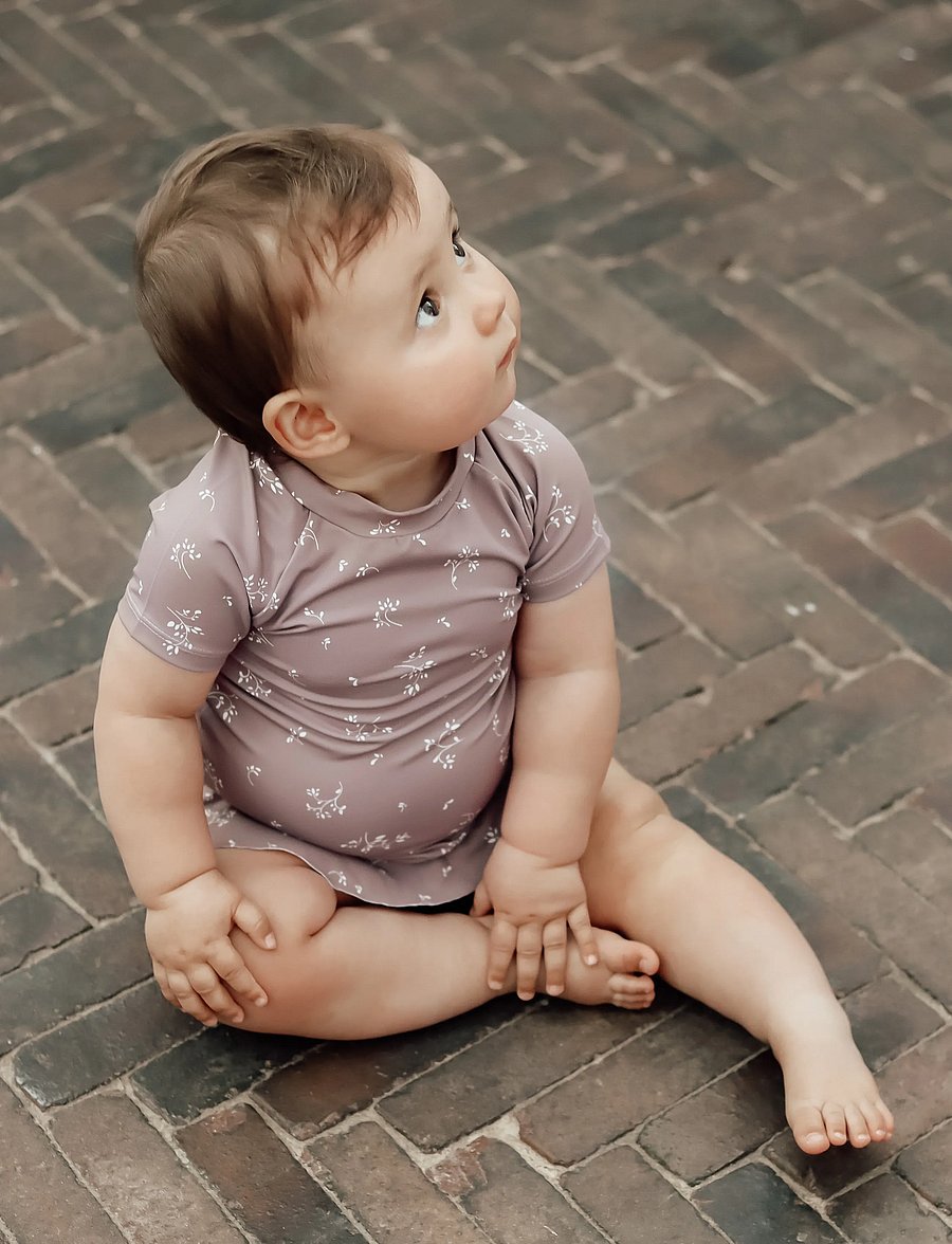 That's Mine - Sasha swim t-shirt - bade-oberteile - secret garden cocoa - 0