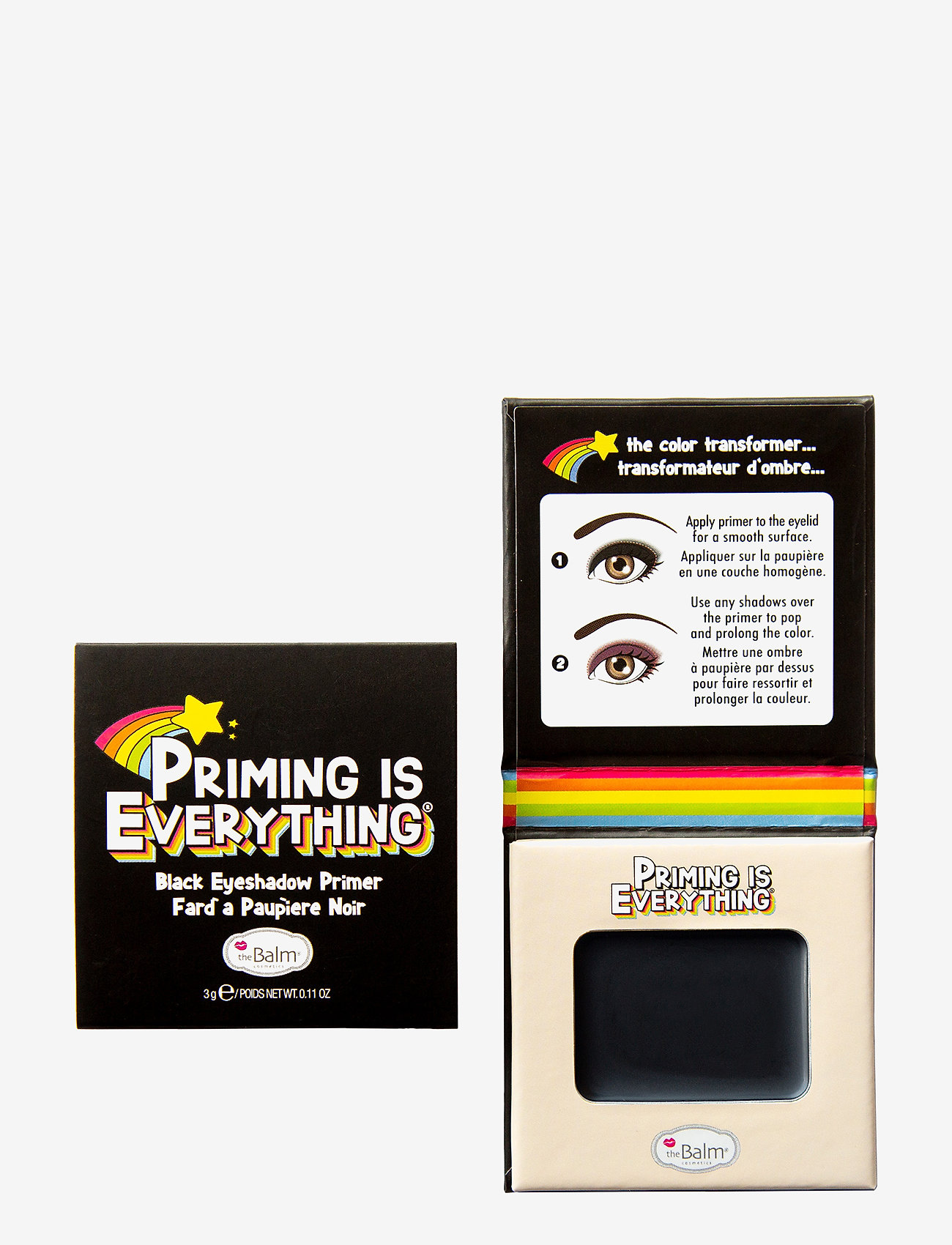 The Balm - PRIMING IS EVERYTHING® Eyeshadow Primer - festtøj til outletpriser - black primer - 1