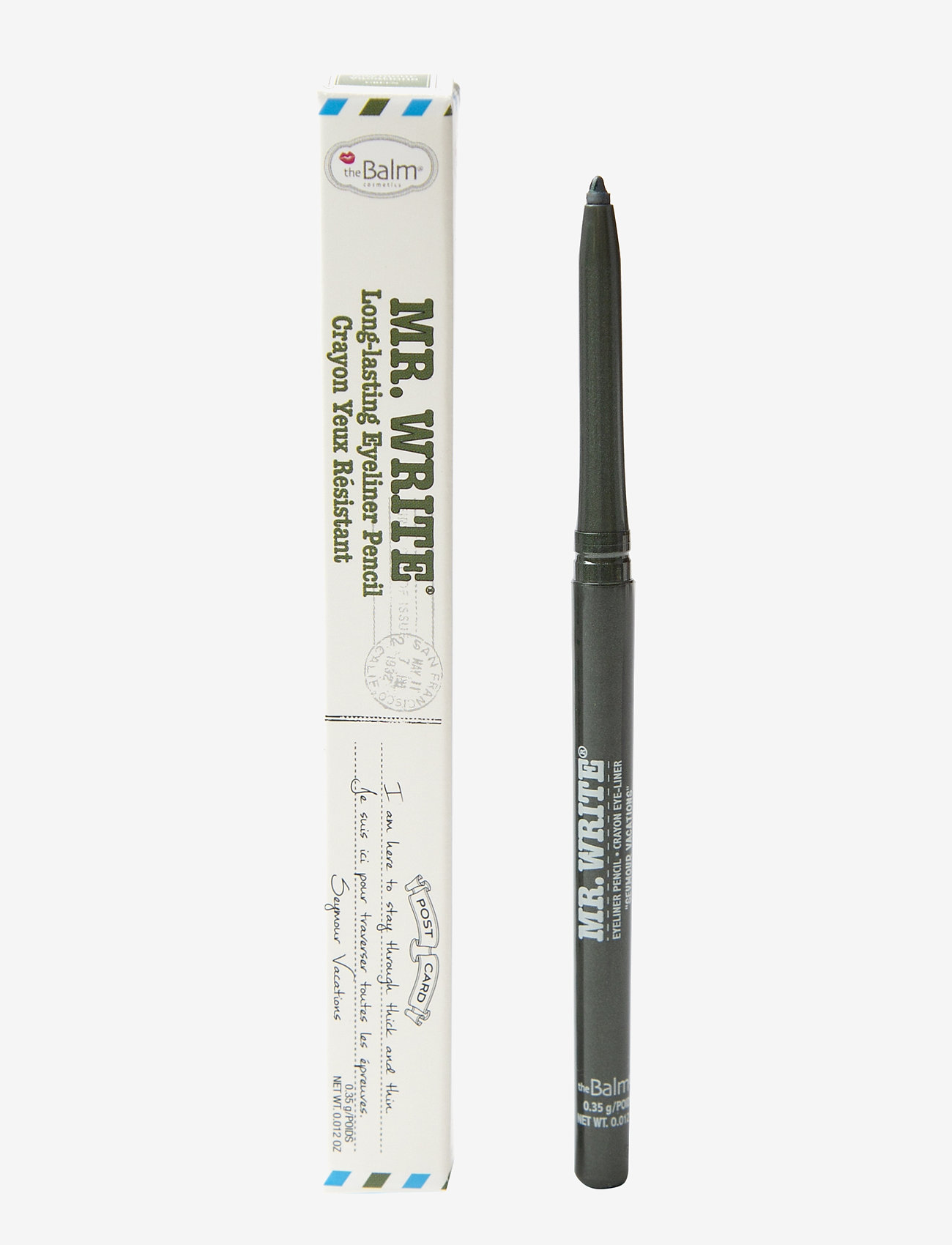 The Balm - MR. WRITE® Eyeliner Pencil - Seymour Vacations - Green - eyelinere - green - 1