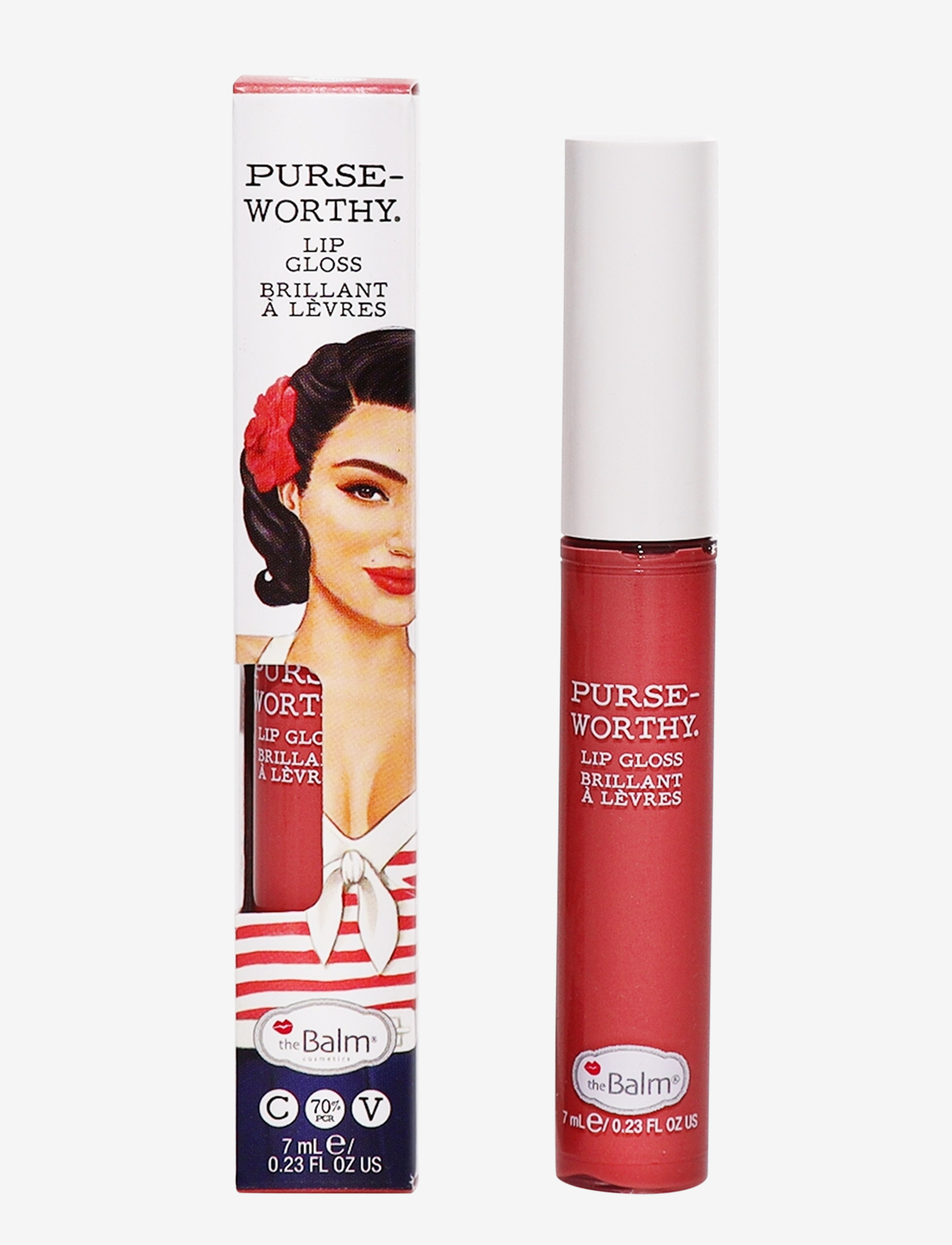 The Balm Purseworthy Lip Gloss Clutch, Lipgloss, Pink, Str: 7 ML