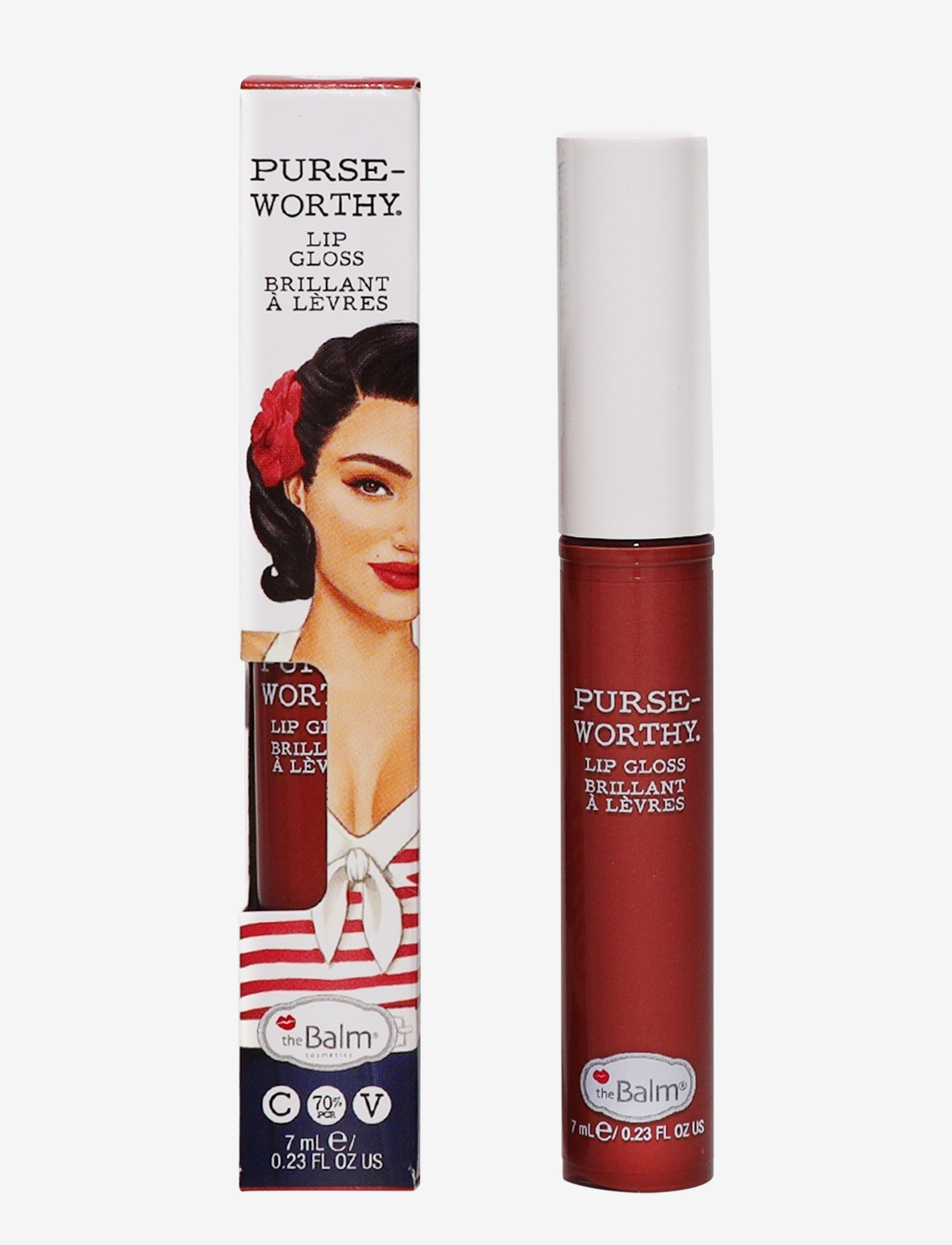 The Balm Purseworthy Lip Gloss Mini, Lipgloss, Pink, Str: 10 ML