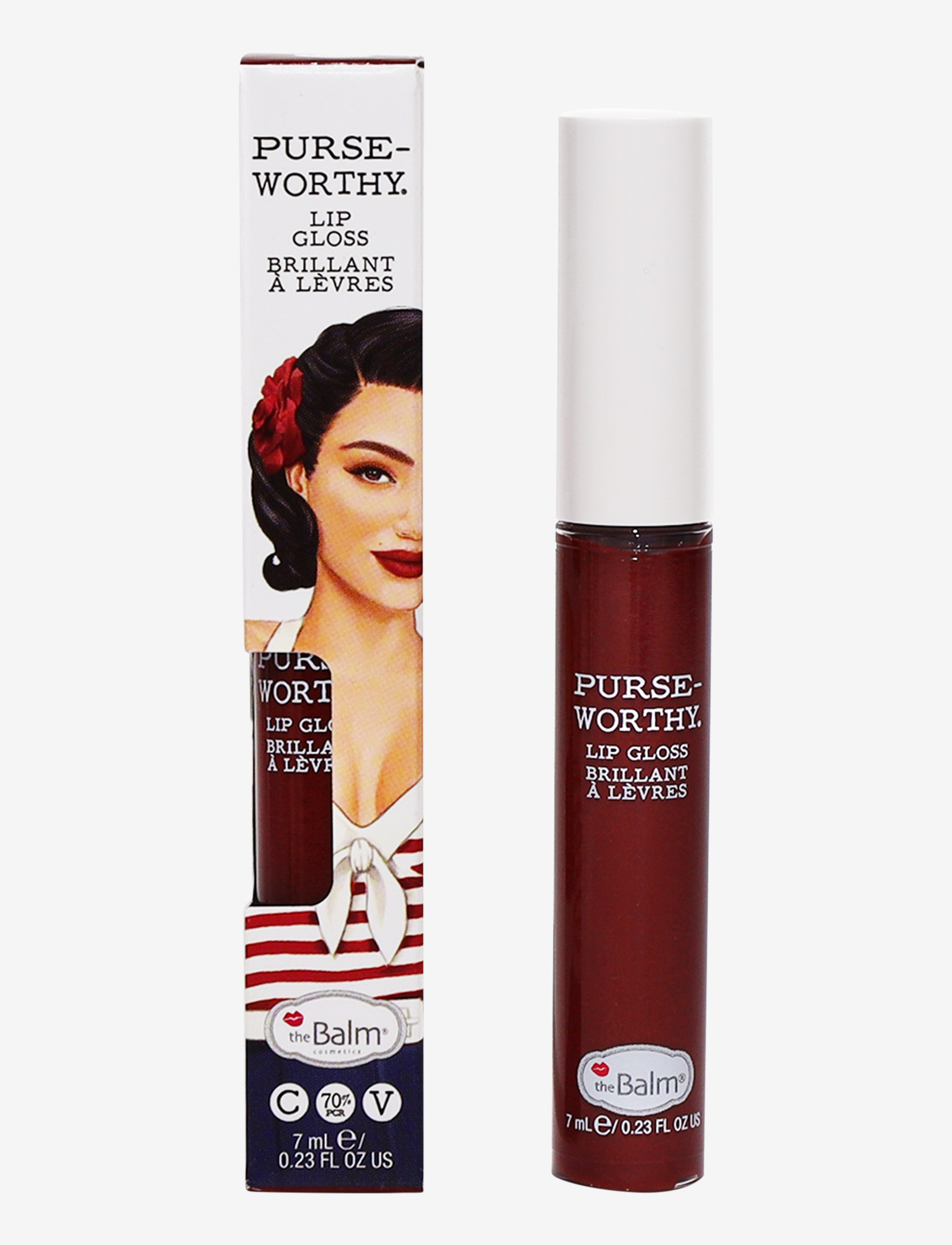 The Balm Purseworthy Lip Gloss Satchel, Lipgloss, Pink, Str: 14 ML