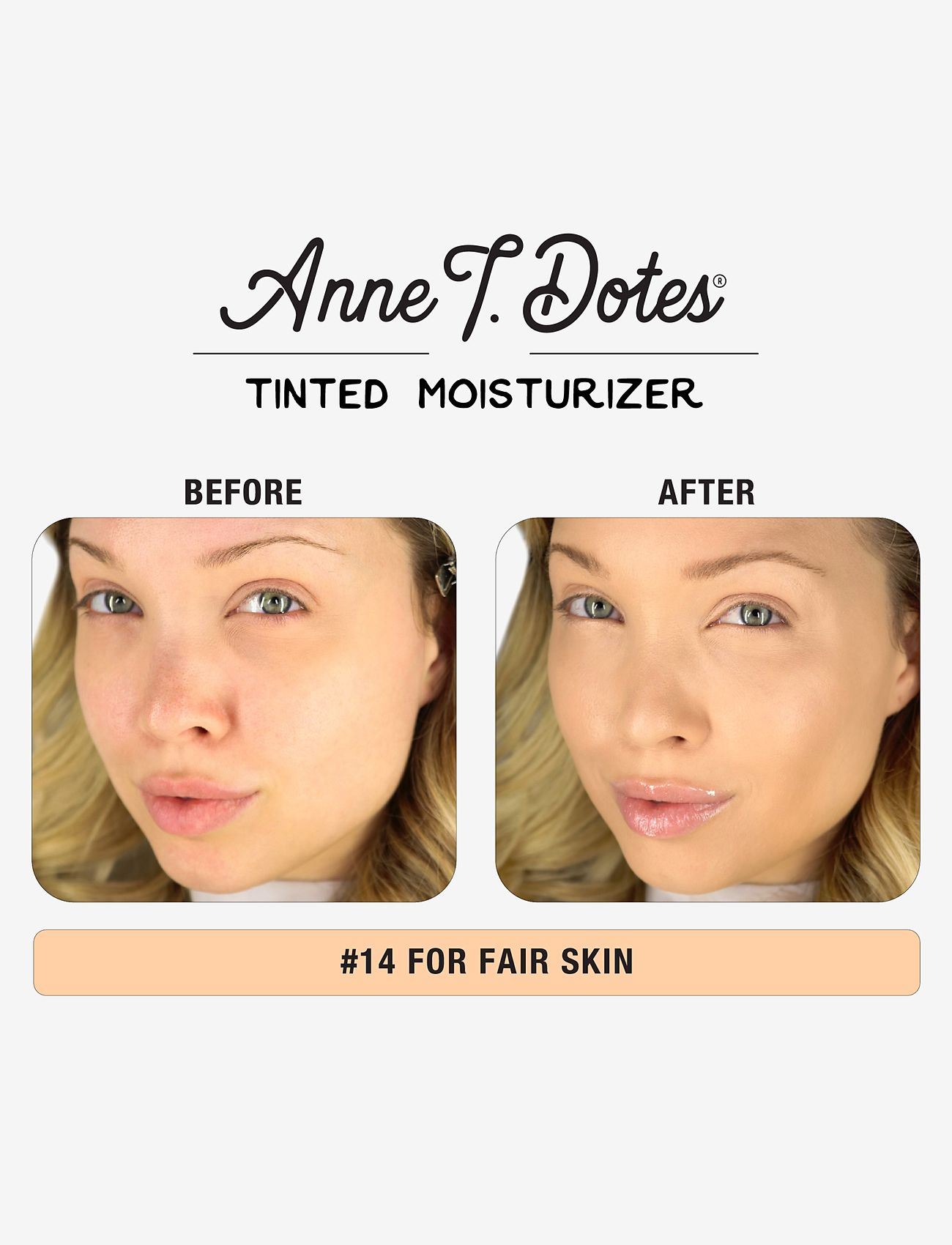 The Balm - Anne T. Dote Tinted Moisturizer Light (#14) - bliv klar til date night - light (#14) - 2