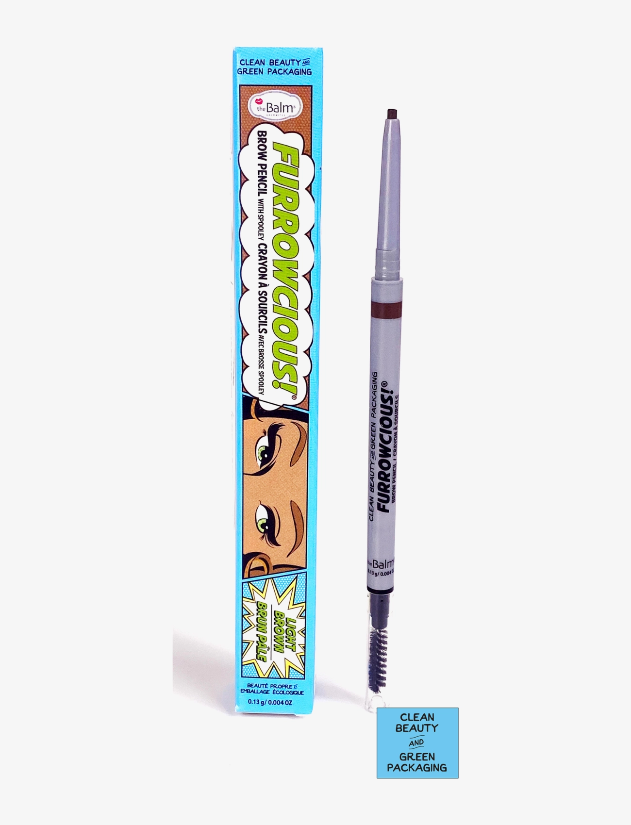 The Balm Furrowcious Brow Pencil Light Brown, 0.13 g, Brown, Øjenbryn > Øjenbrynsblyant, Dame