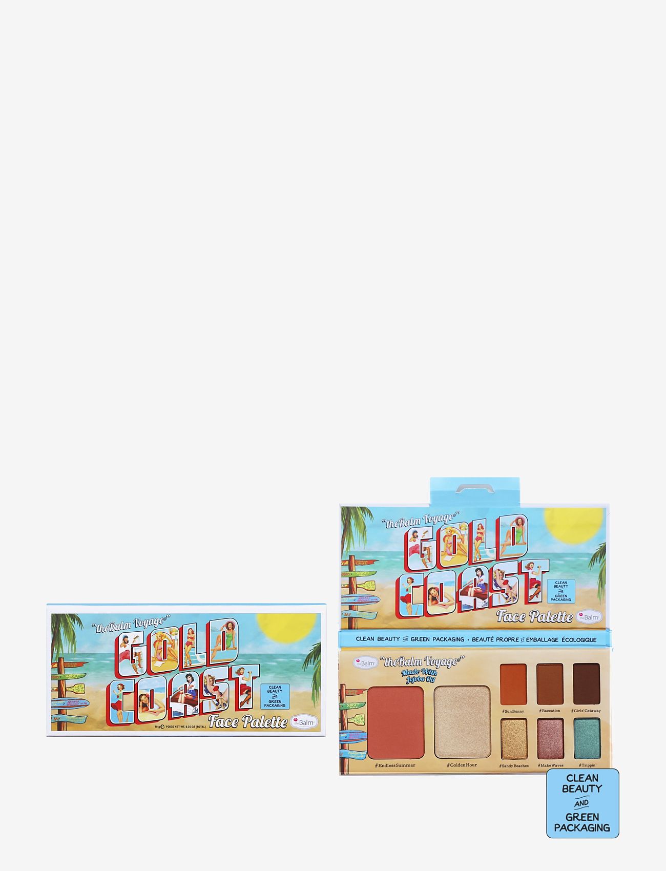 The Balm - theBalm Voyage- Gold Coast Face Palette - Øjenskyggepaletter - clear - 0