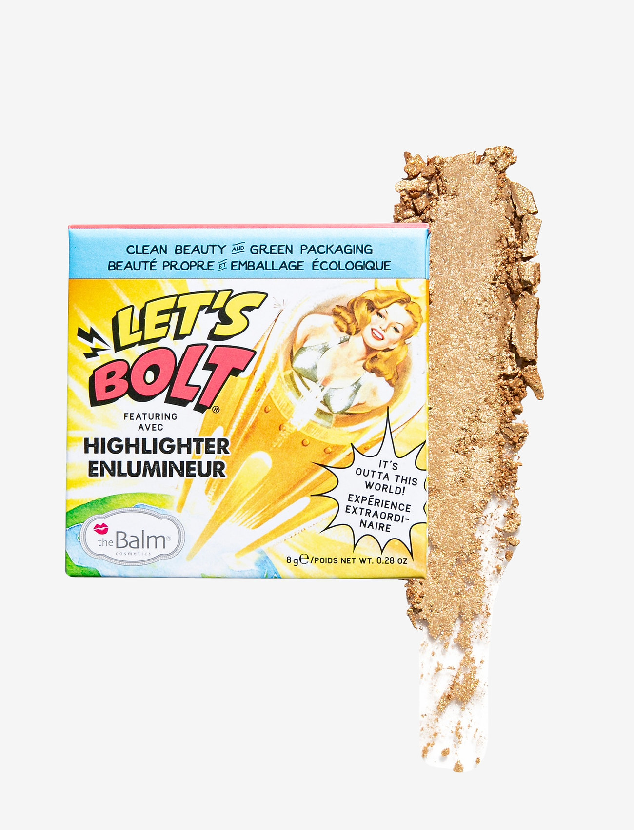 The Balm - Let's Bolt Highlighter - makeup - gold - 2