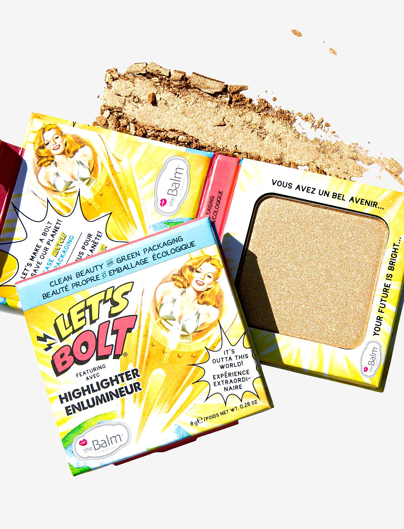 The Balm - Let's Bolt Highlighter - juhlamuotia outlet-hintaan - gold - 4