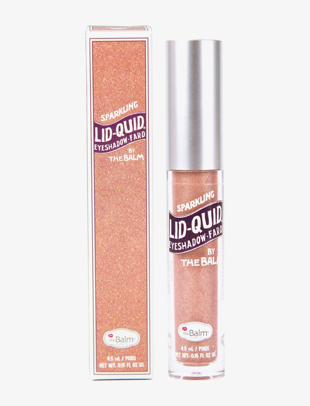 The Balm LidQuid Sparkling Liquid Eyeshadow Bellini - Øjenskygger - BELLINI / pink/rose
