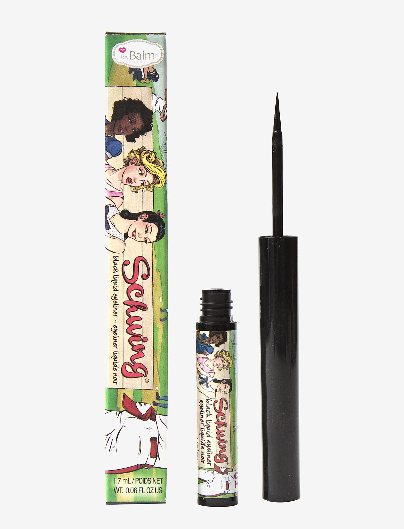 The Balm - Schwing! Black liquid eyeliner - redo för date night - black - 1