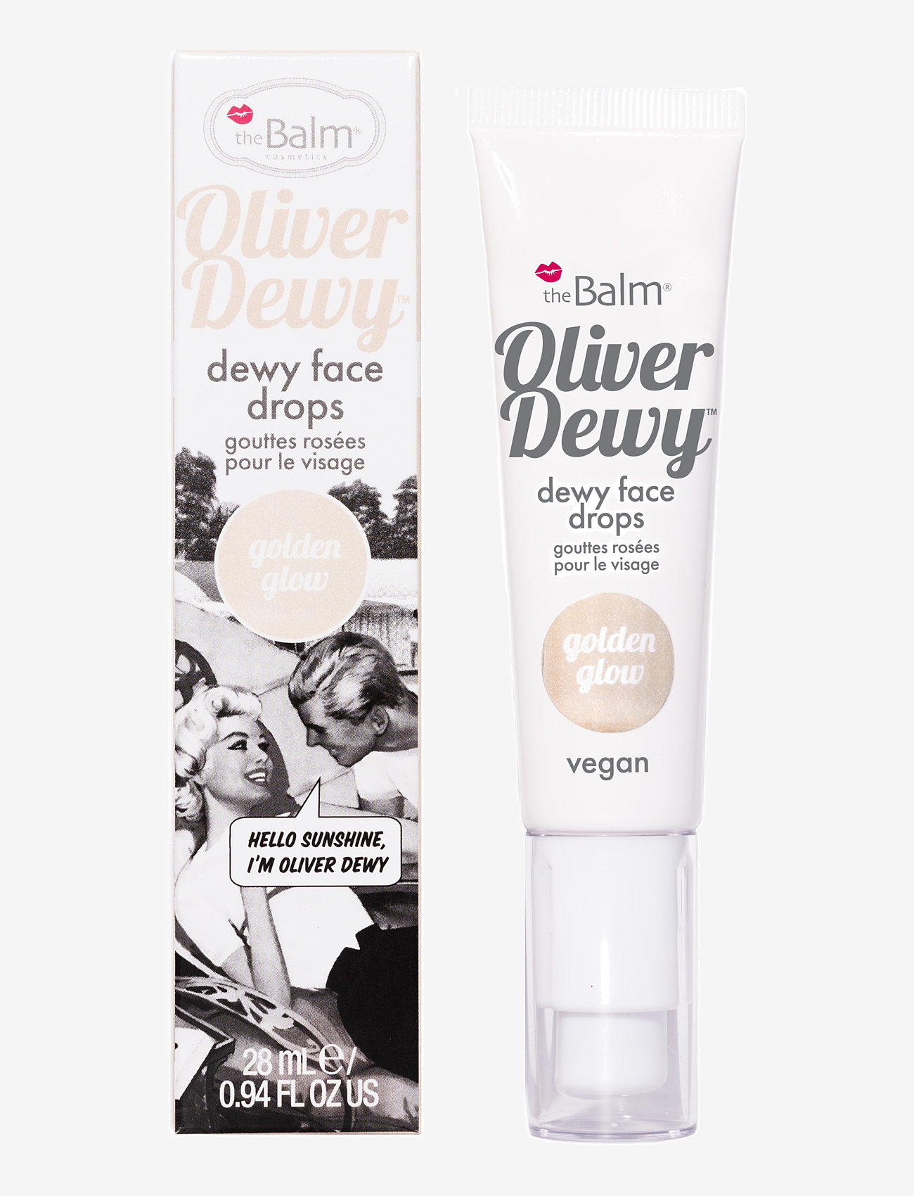 The Balm - Oliver Dewy Face Drops- Golden Glow - makeup - gold - 0