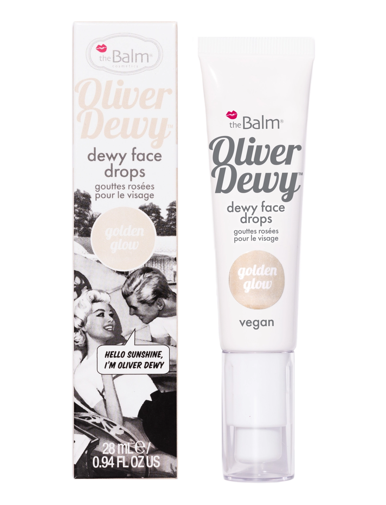 The Balm - Oliver Dewy Face Drops- Golden Glow - makeup - gold - 0