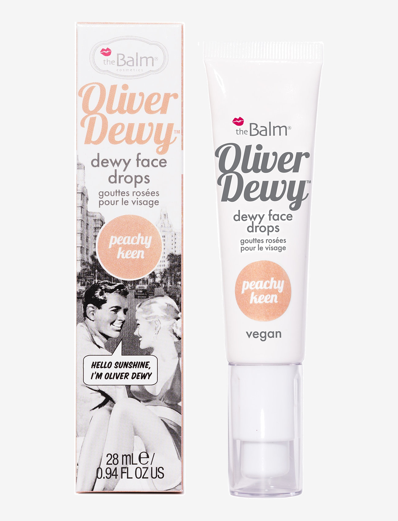 The Balm - Oliver Dewy Face Drops- Peachy Keen - makeup - orange - 0