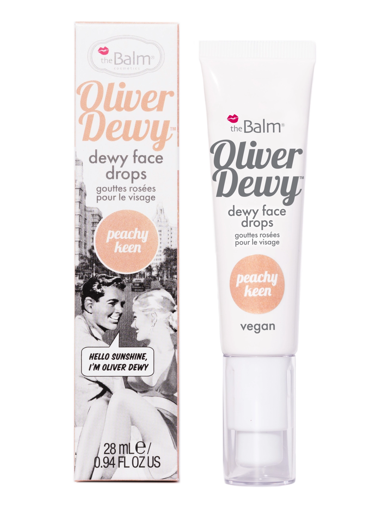 The Balm Oliver Dewy Face Drops- Peachy Keen - The Balm - ORANGE / orange