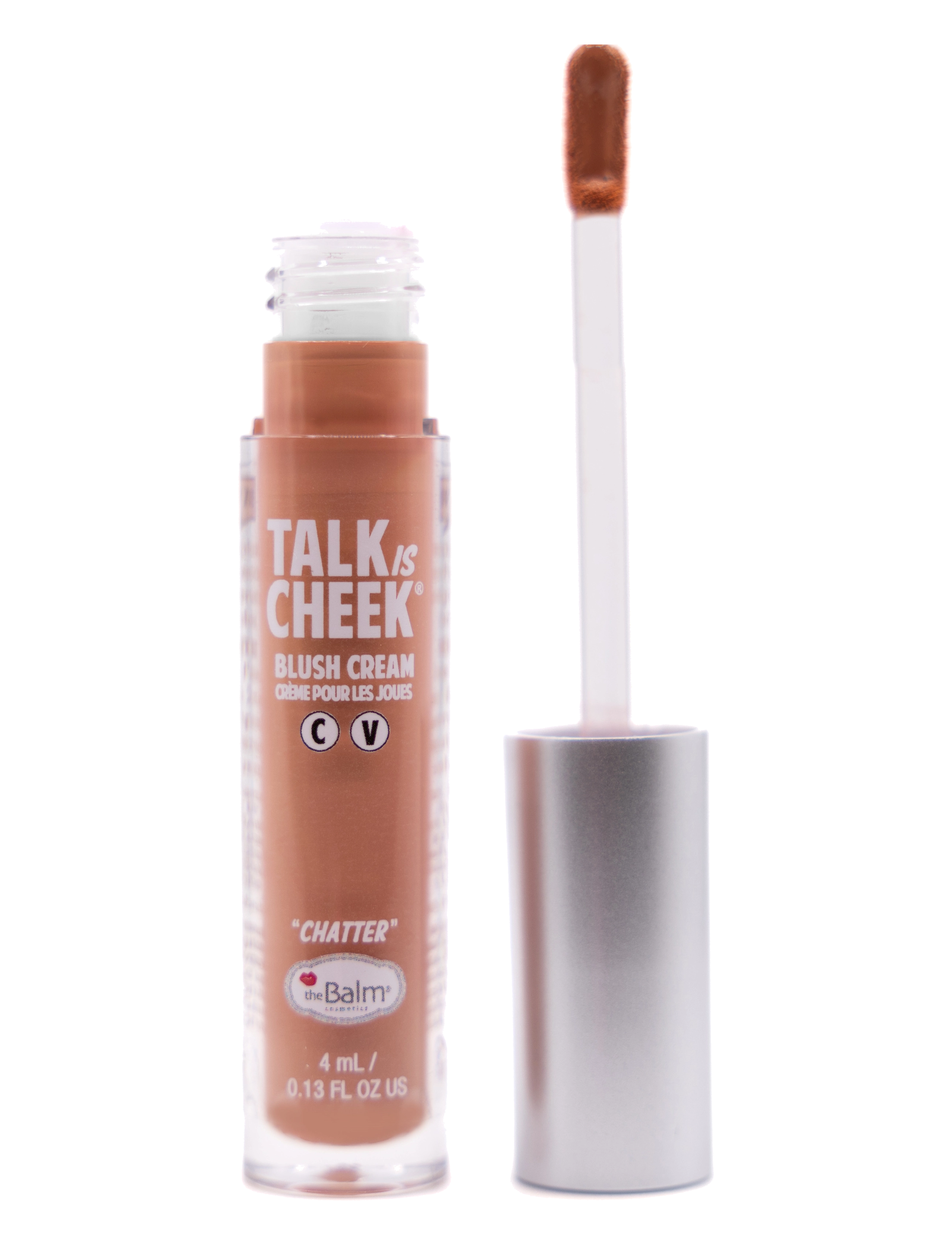 The Balm Talk is Cheek Cream Blush Chatter - Blush - BROWN / clear