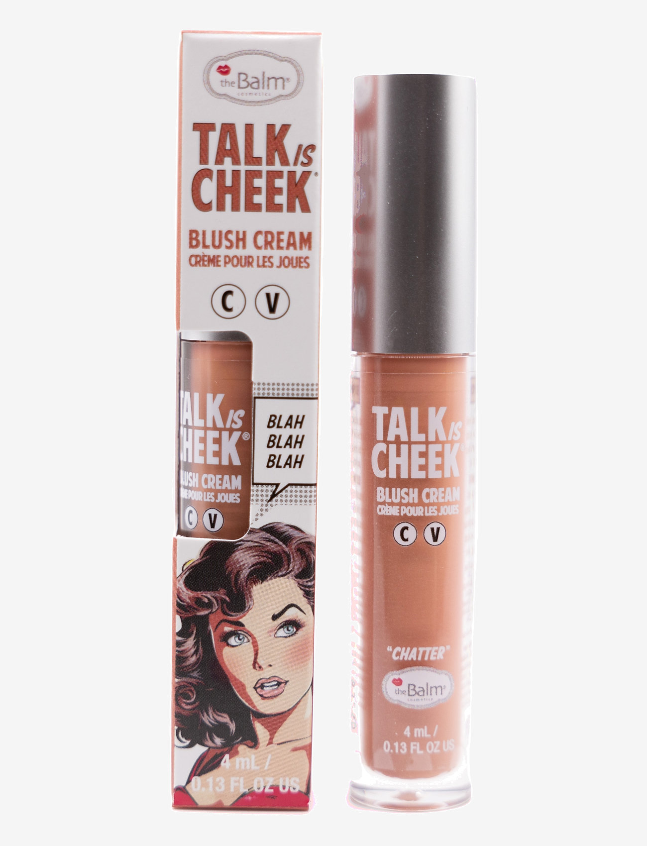 The Balm - Talk is Cheek Cream Blush Chatter - makeup - brown - 1